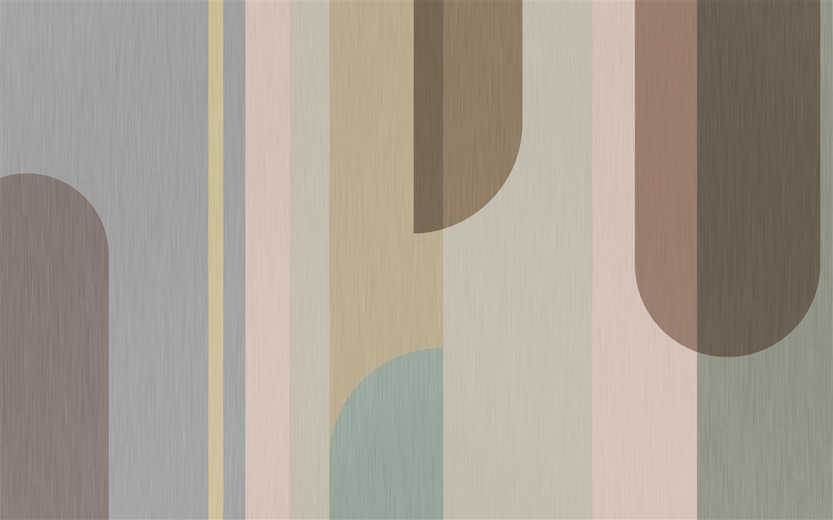 Fototapeta Oblúky vo vertikálnej orientácii, maľované v pastelových farbách