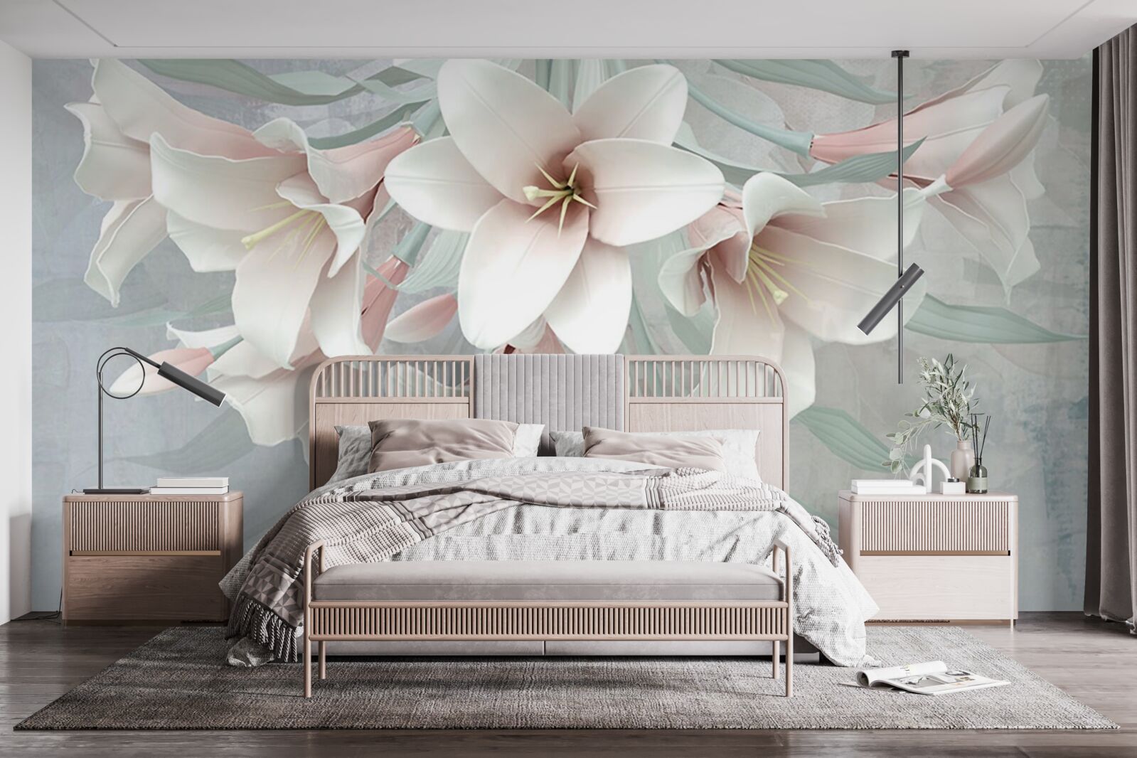 Fototapeta zloženie jasných ľalií