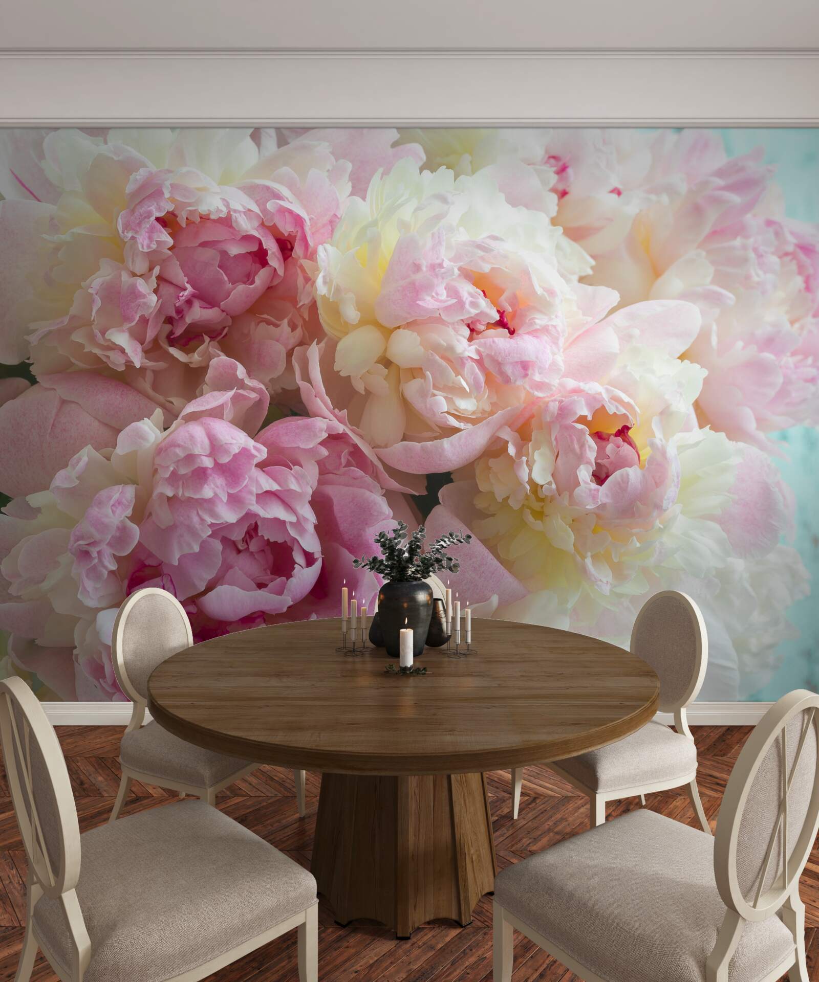 Fototapeta jemné pivonky v ružových odtieňoch