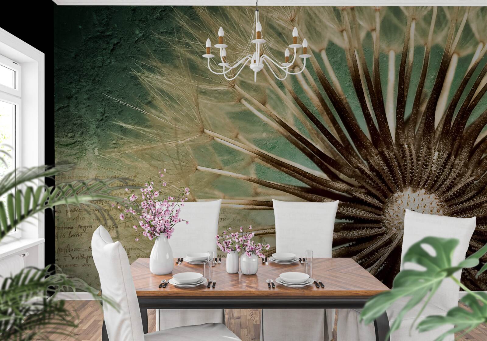 Fototapeta duša púpavy je plná nehy