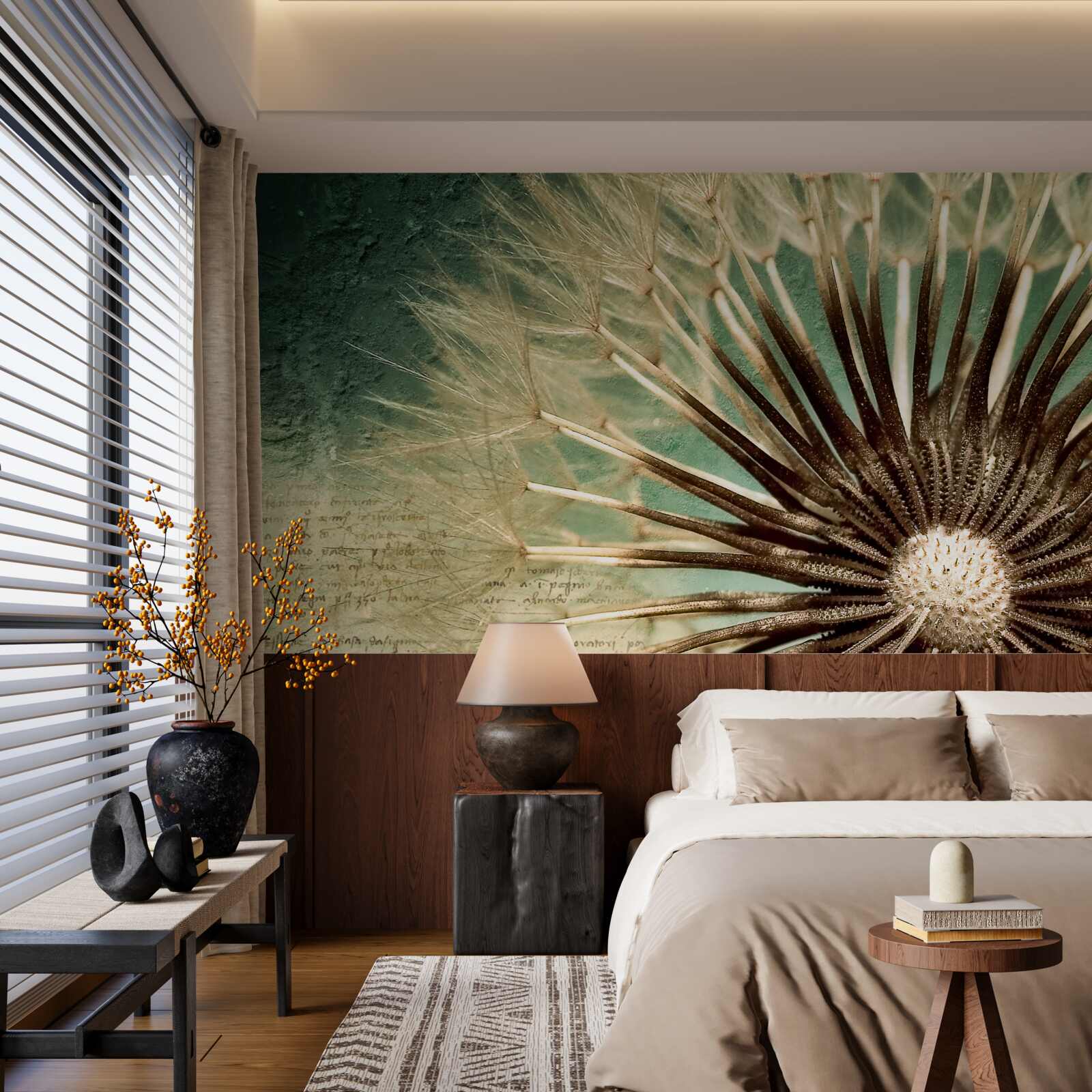 Fototapeta duša púpavy je plná nehy