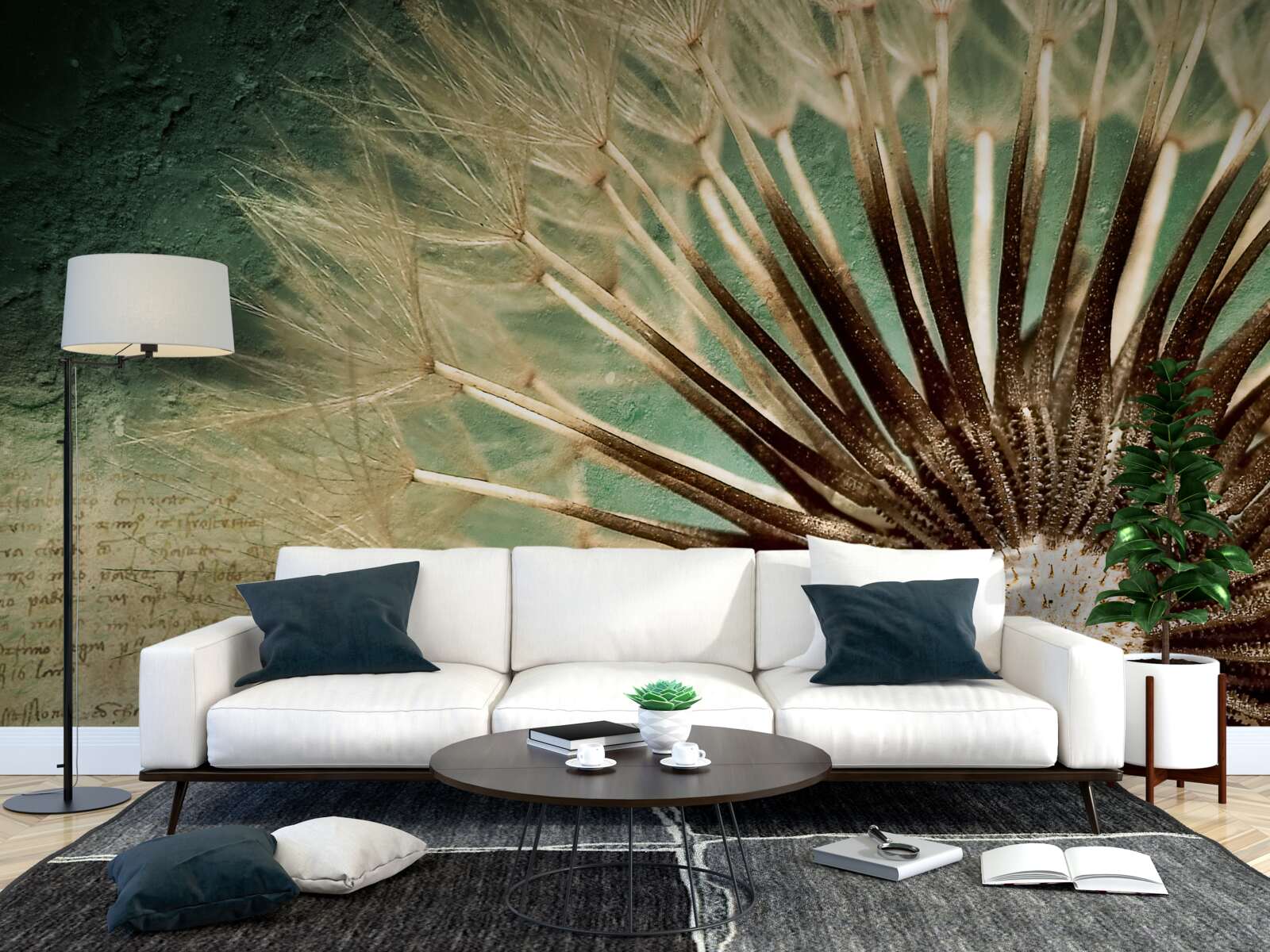 Fototapeta duša púpavy je plná nehy