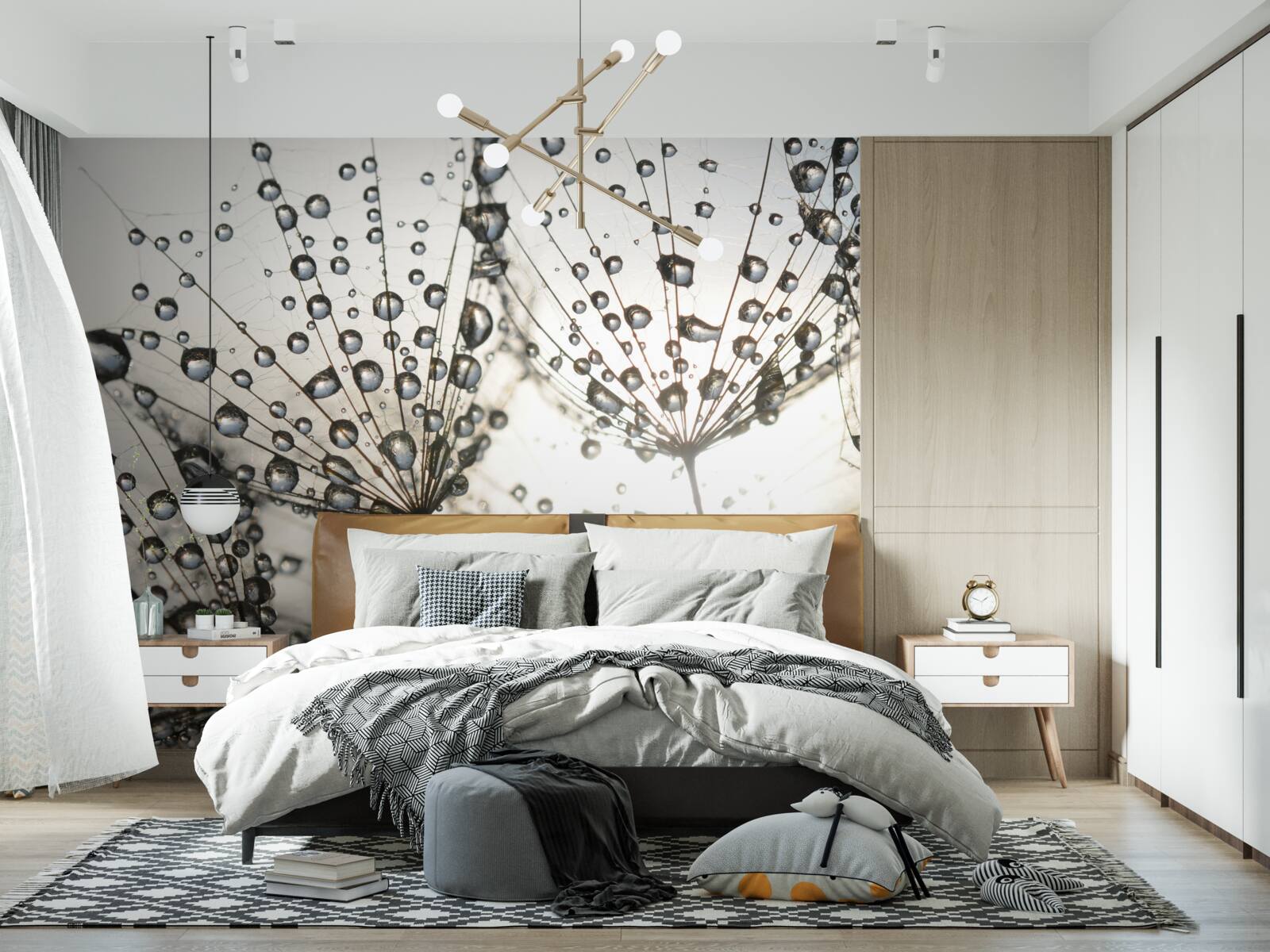 Fototapeta daždivý púpava