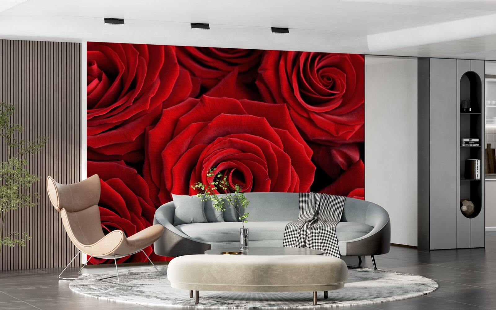 Fototapeta súhrn tradičných červených ruží