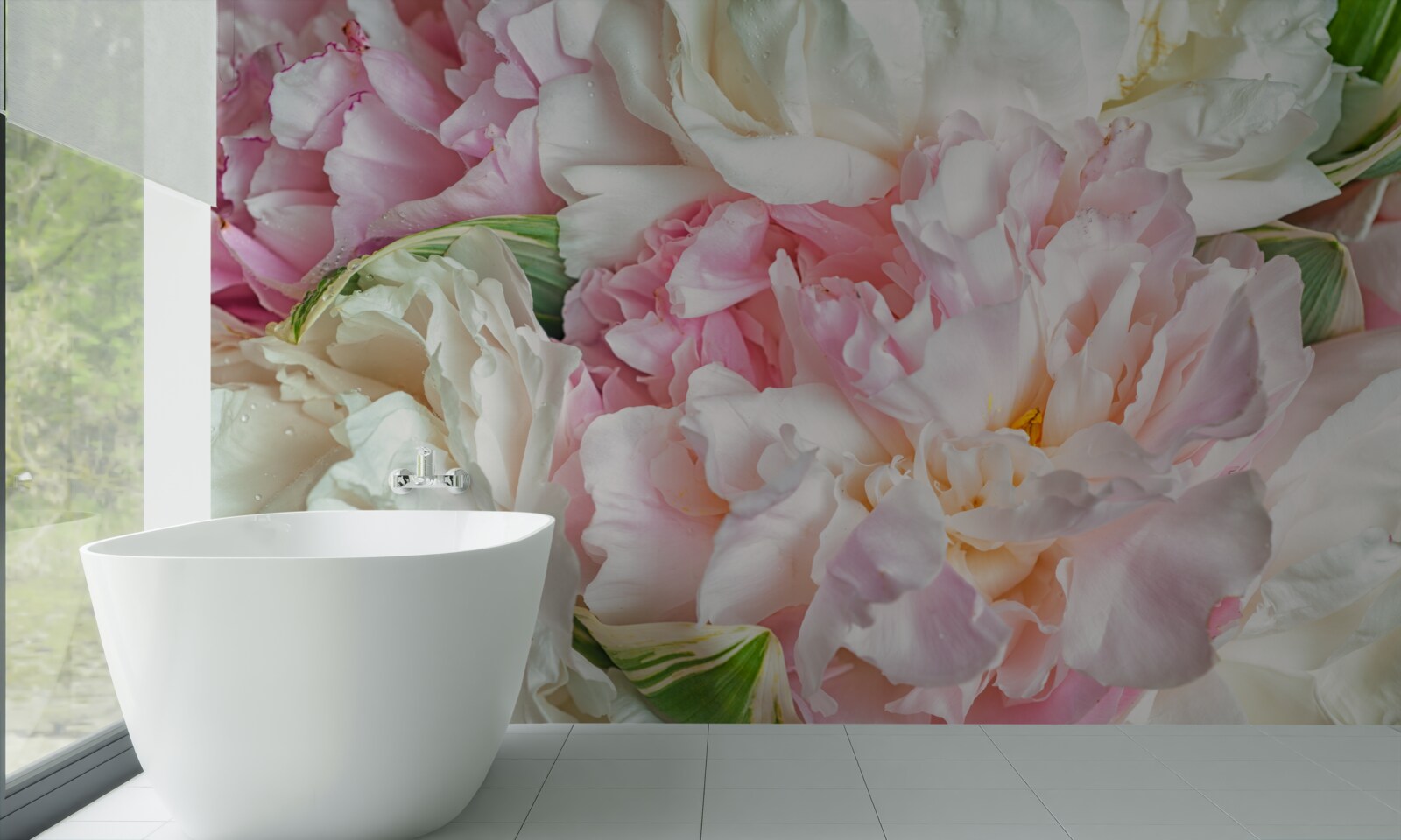 Fototapeta závoj jemných okvetných lístkov