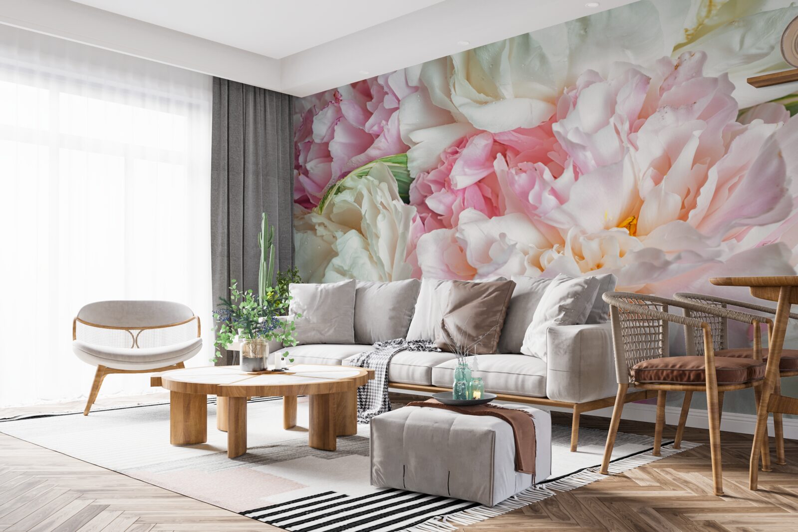 Fototapeta závoj jemných okvetných lístkov