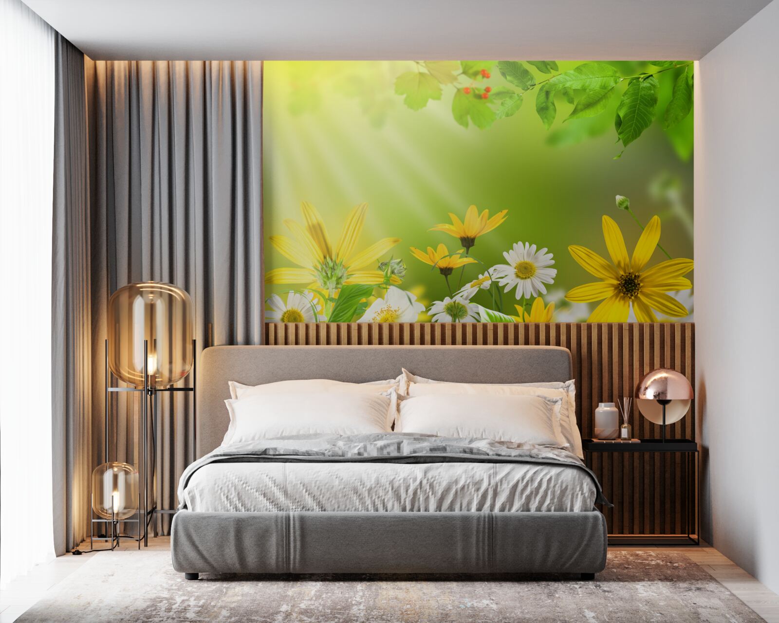 Fototapeta Svitanie na letnej lúke