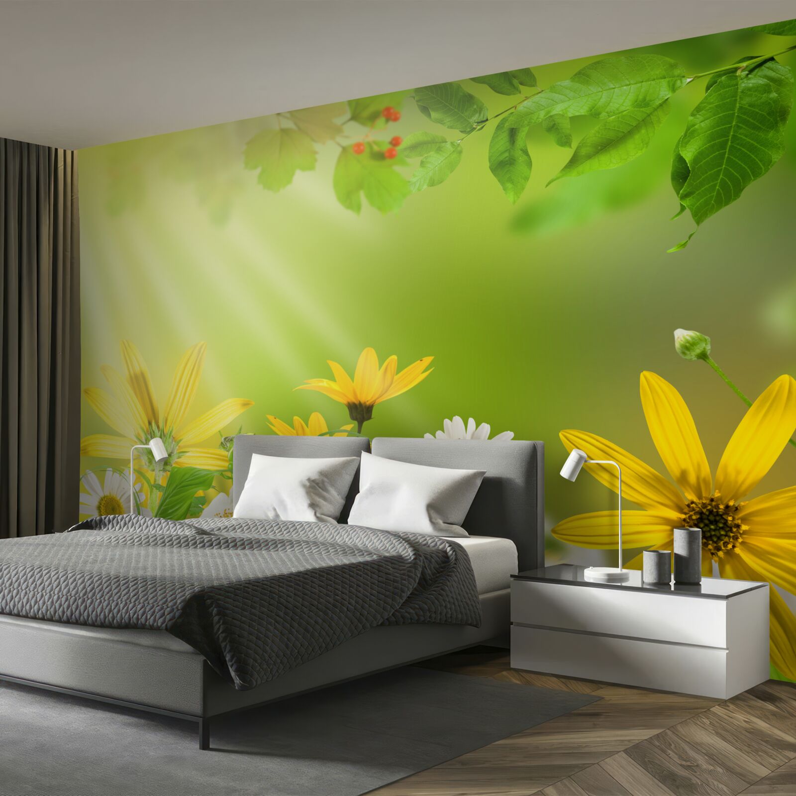 Fototapeta Svitanie na letnej lúke