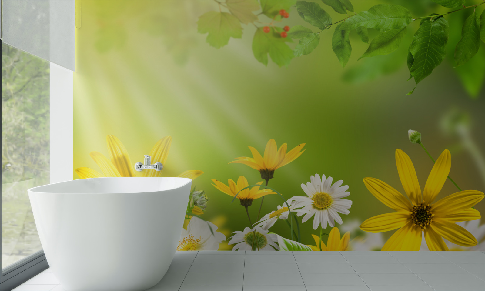 Fototapeta Svitanie na letnej lúke