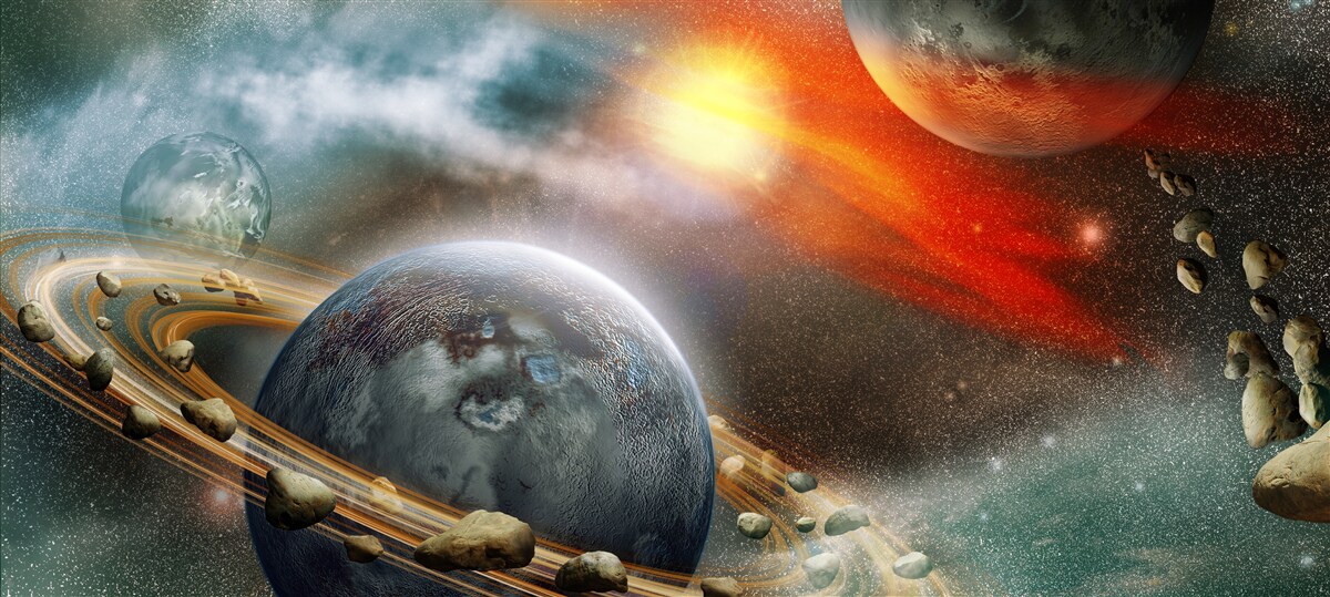 Fototapeta fascinujúci, neprebádaný vesmír