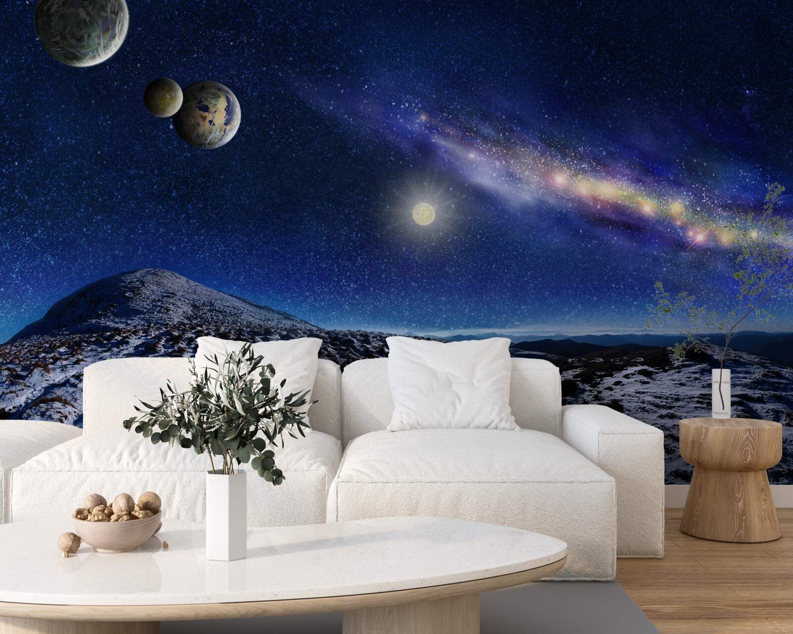 Fototapeta vesmír s mnohými planétami