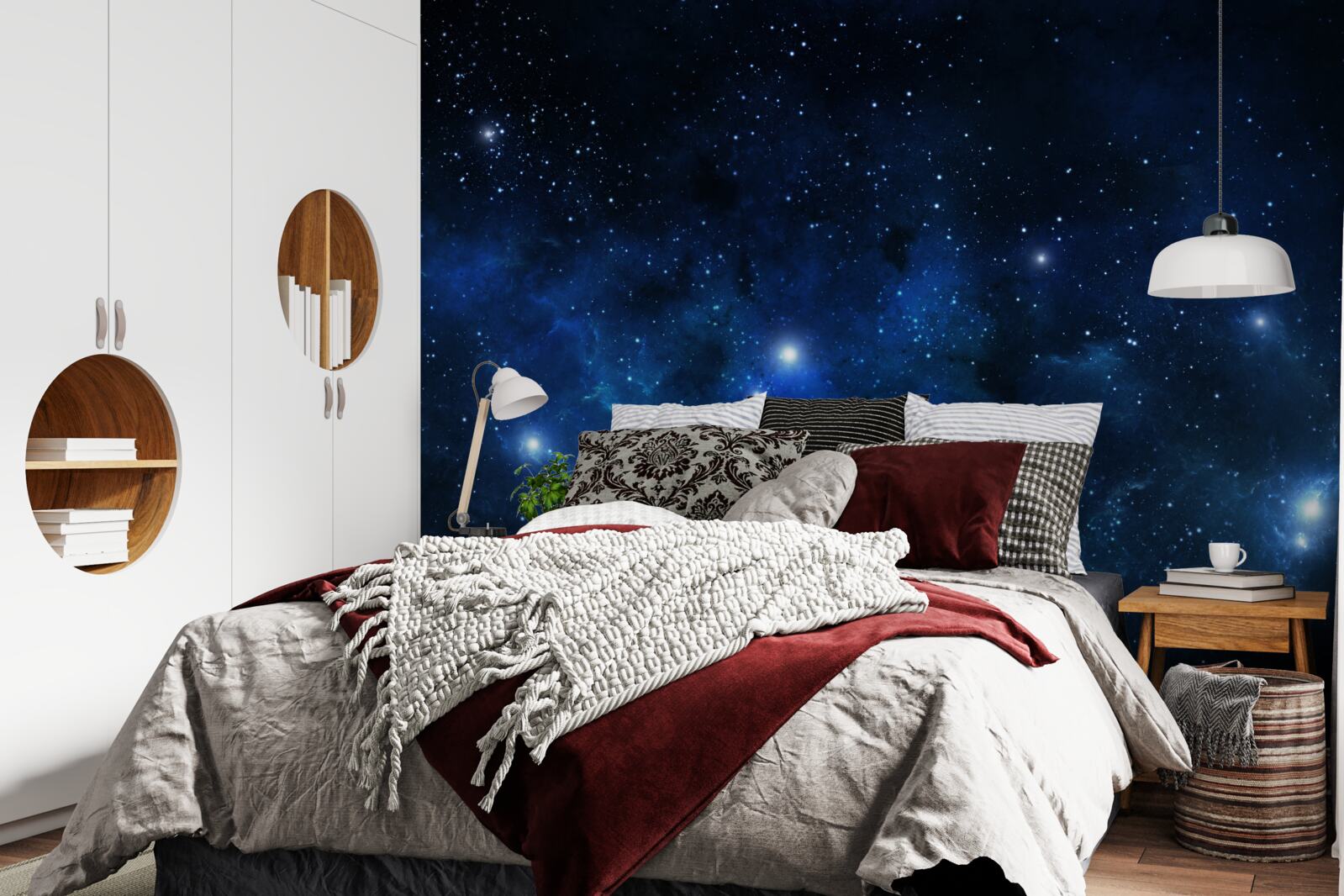 Fototapeta vesmír sa trblieta s galaxiami