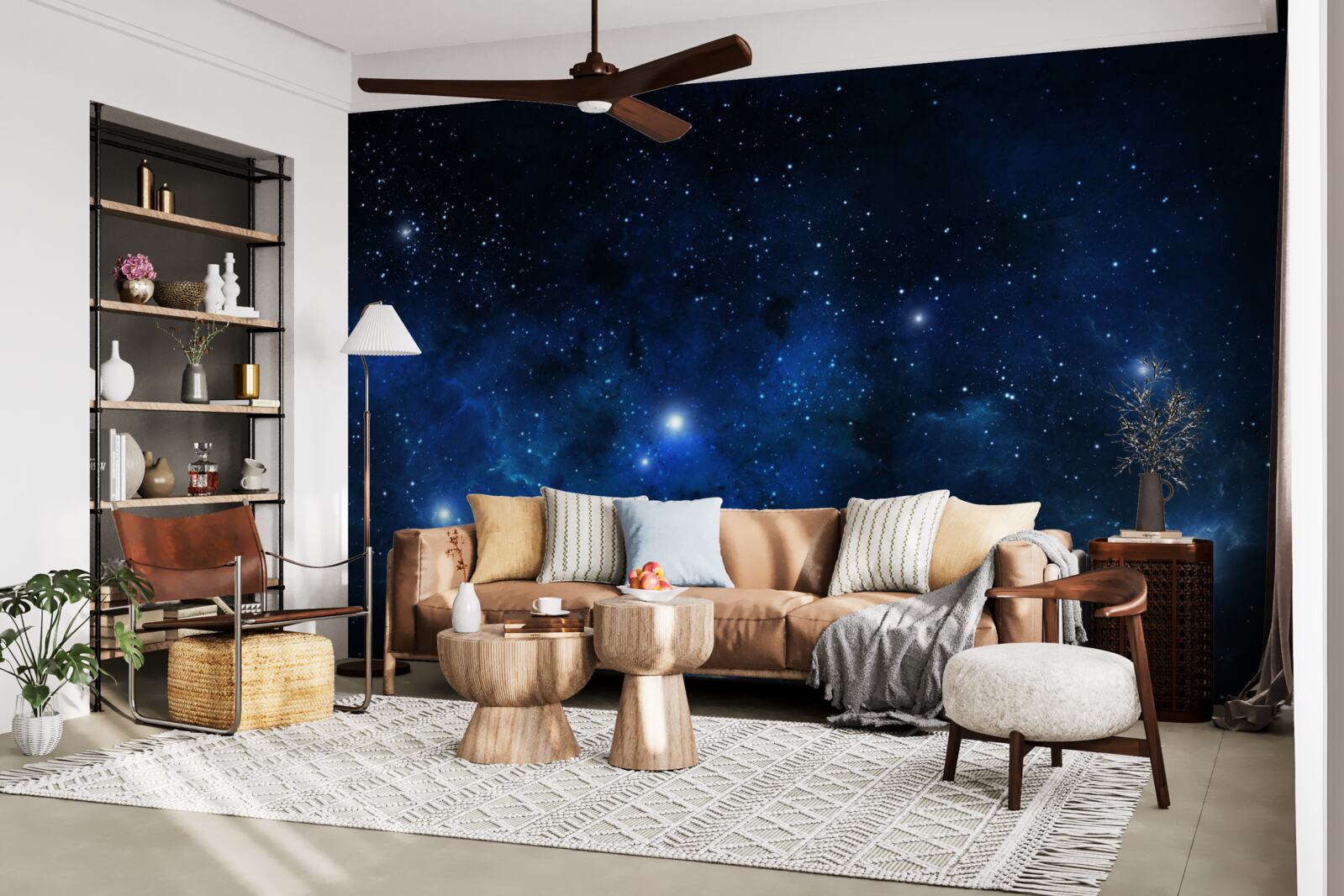 Fototapeta vesmír sa trblieta s galaxiami