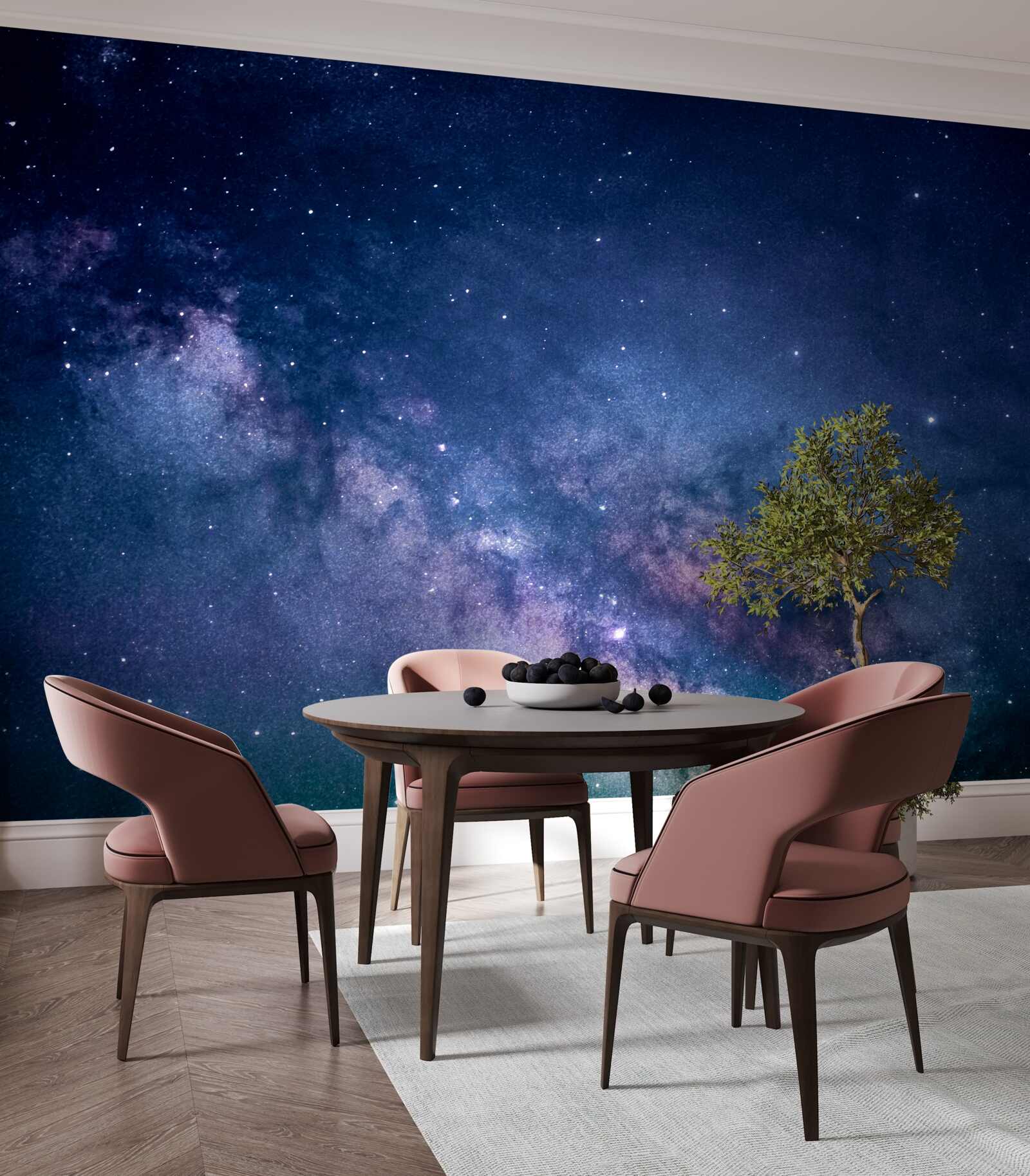 Fototapeta nebeská galaxia mliečna dráha