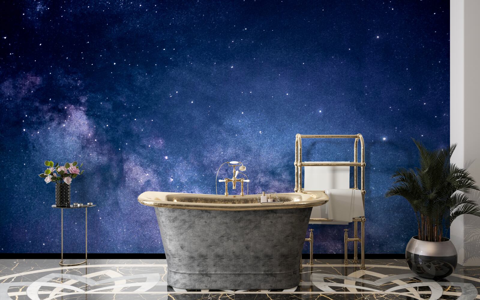 Fototapeta nebeská galaxia mliečna dráha