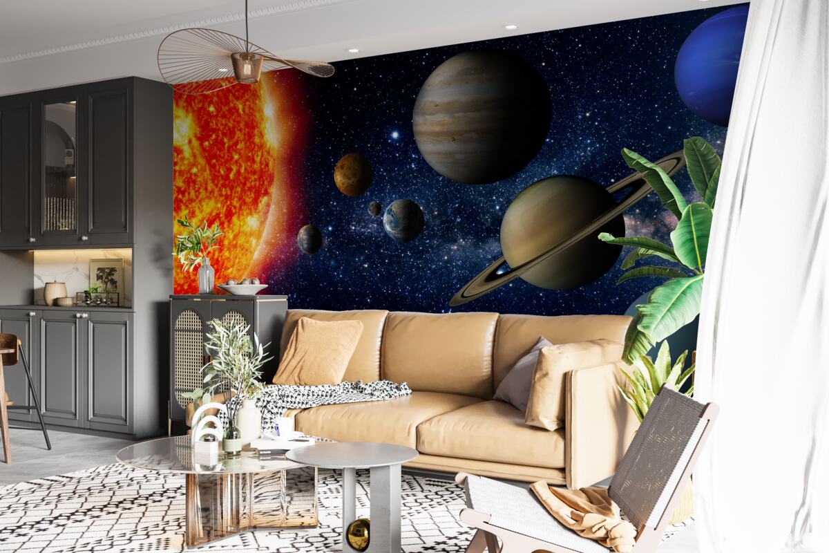 Fototapeta pomery medzi planétami a slnkom