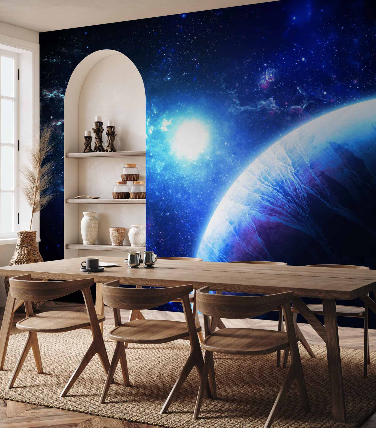 Fototapeta vzhľad novej hviezdy možno parafrázovať ako „zrodenie novej hviezdy“