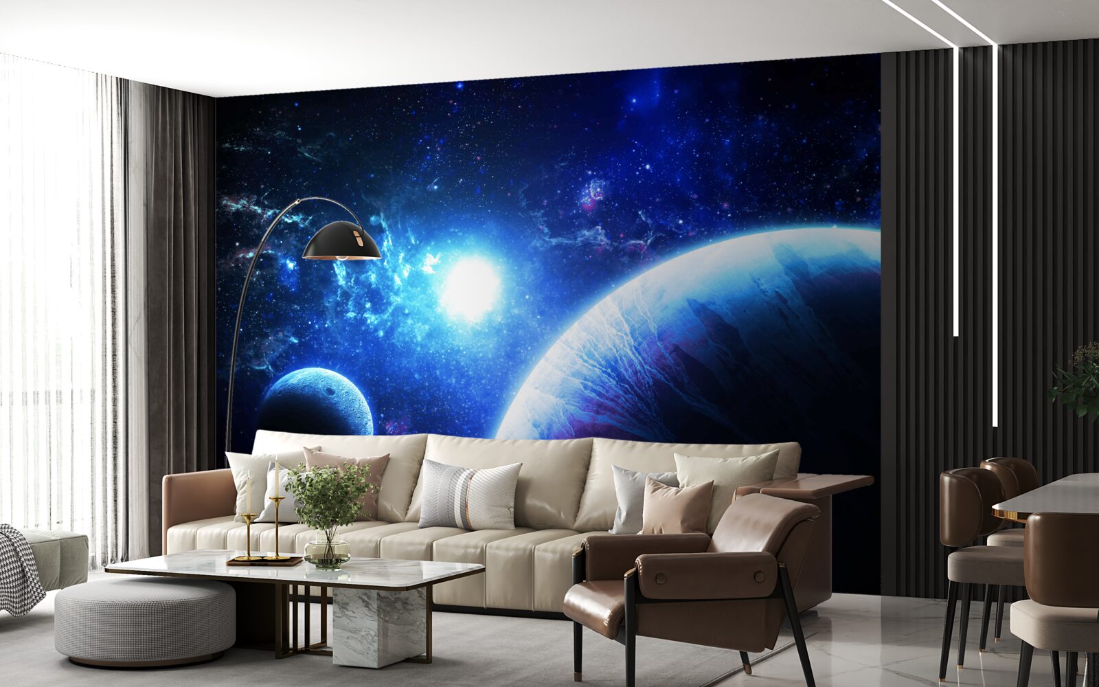 Fototapeta vzhľad novej hviezdy možno parafrázovať ako „zrodenie novej hviezdy“