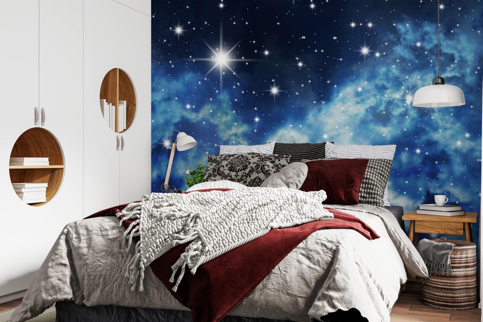 Fototapeta modrá obloha posiata hviezdami