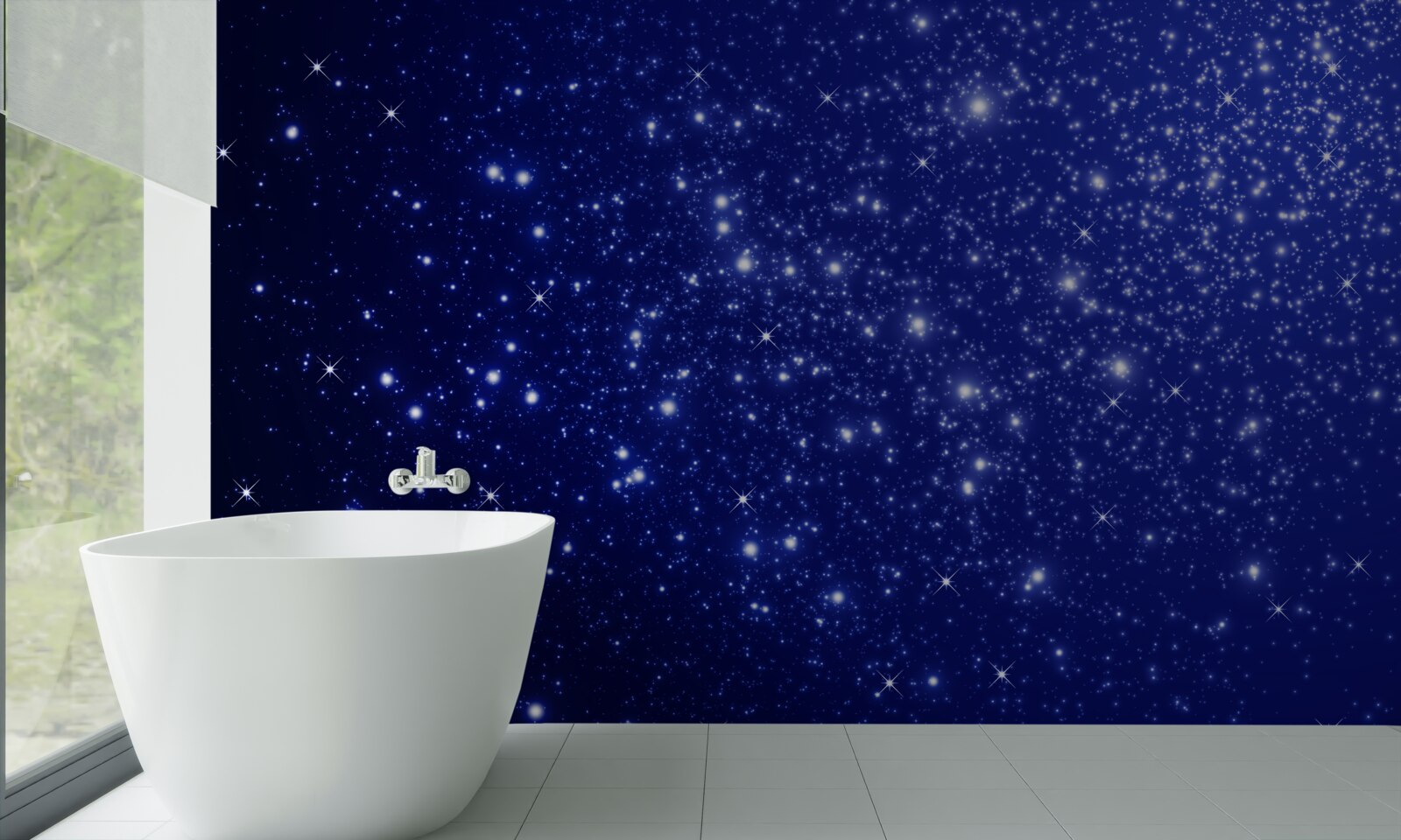 Fototapeta nespočetné množstvo svietidiel v nebeskej sfére