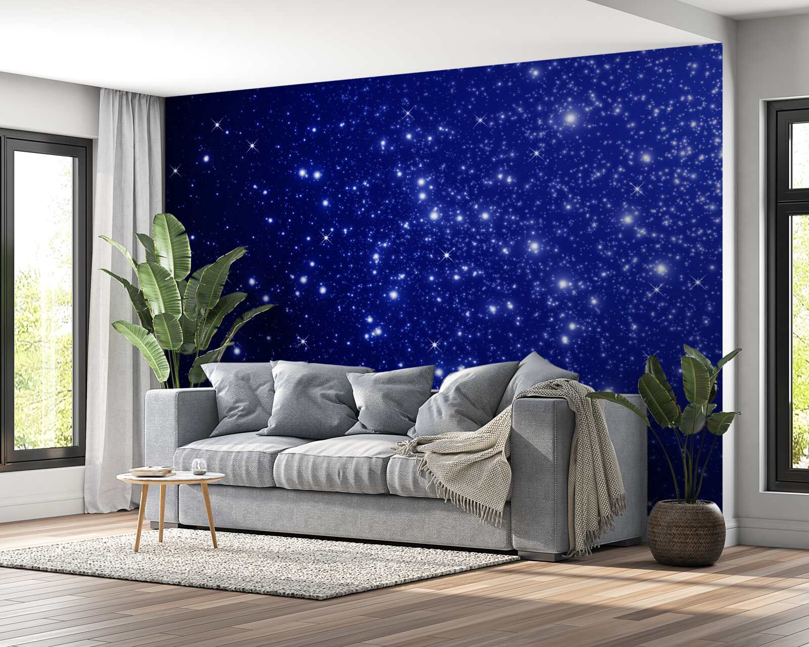 Fototapeta nespočetné množstvo svietidiel v nebeskej sfére