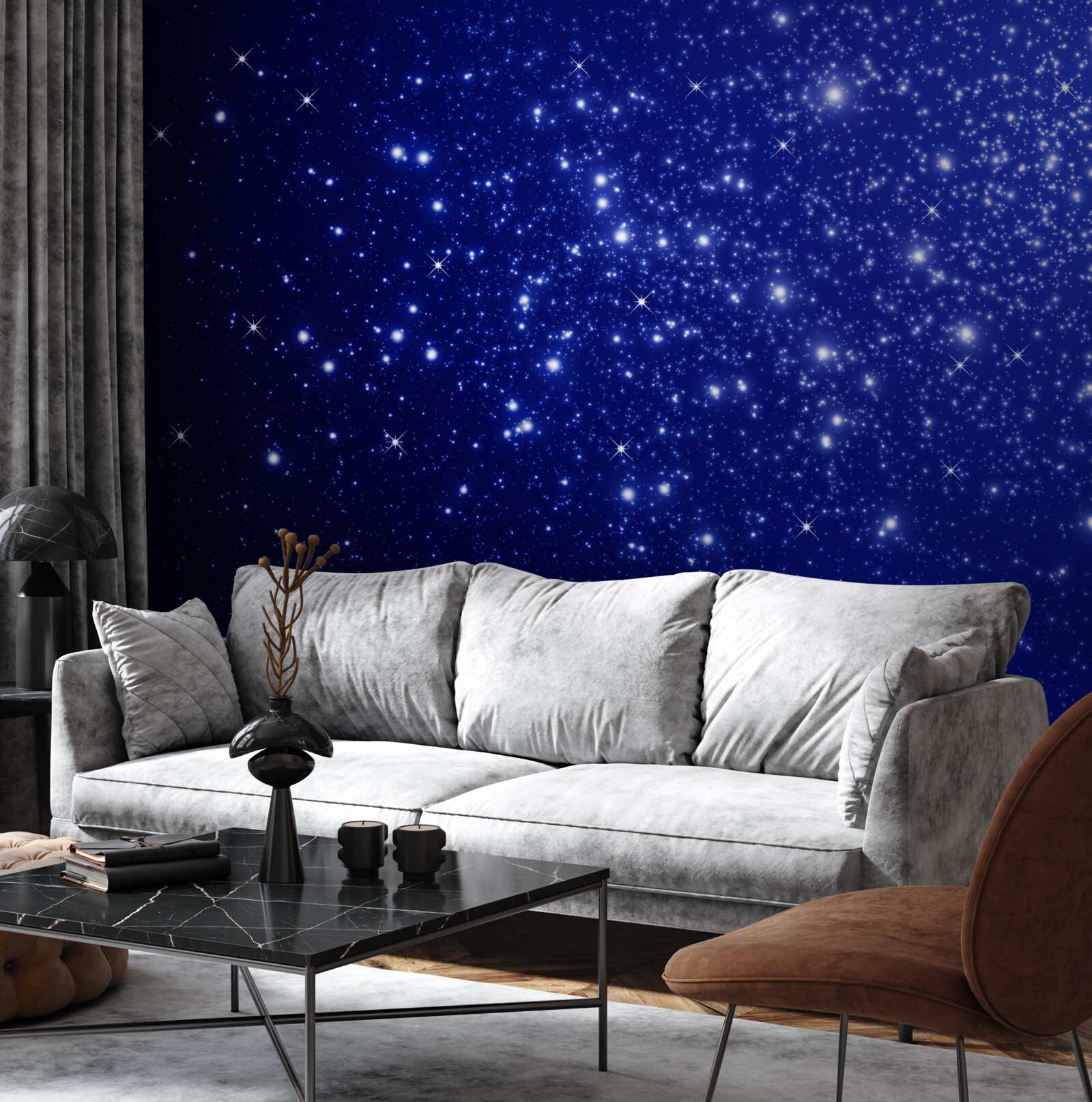 Fototapeta nespočetné množstvo svietidiel v nebeskej sfére