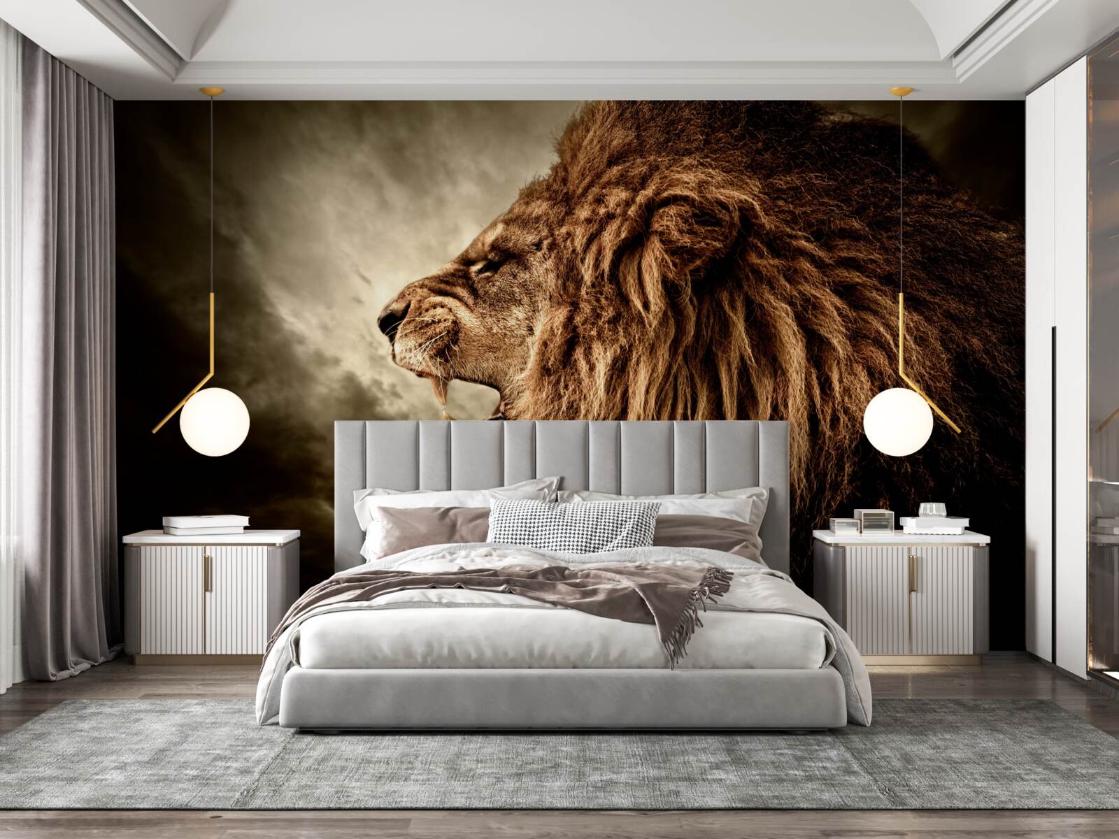 Fototapeta zlovestný hrom levieho revu