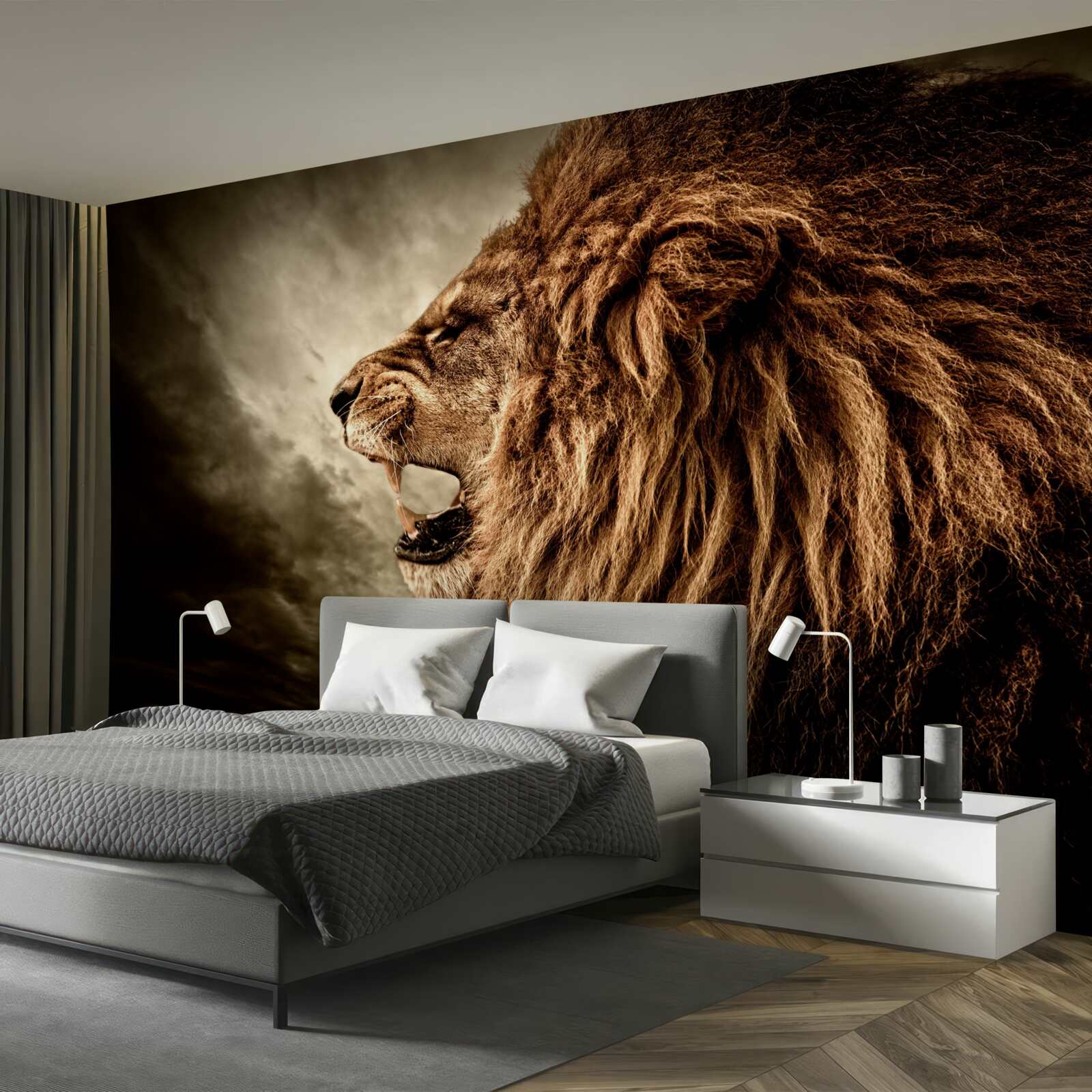 Fototapeta zlovestný hrom levieho revu