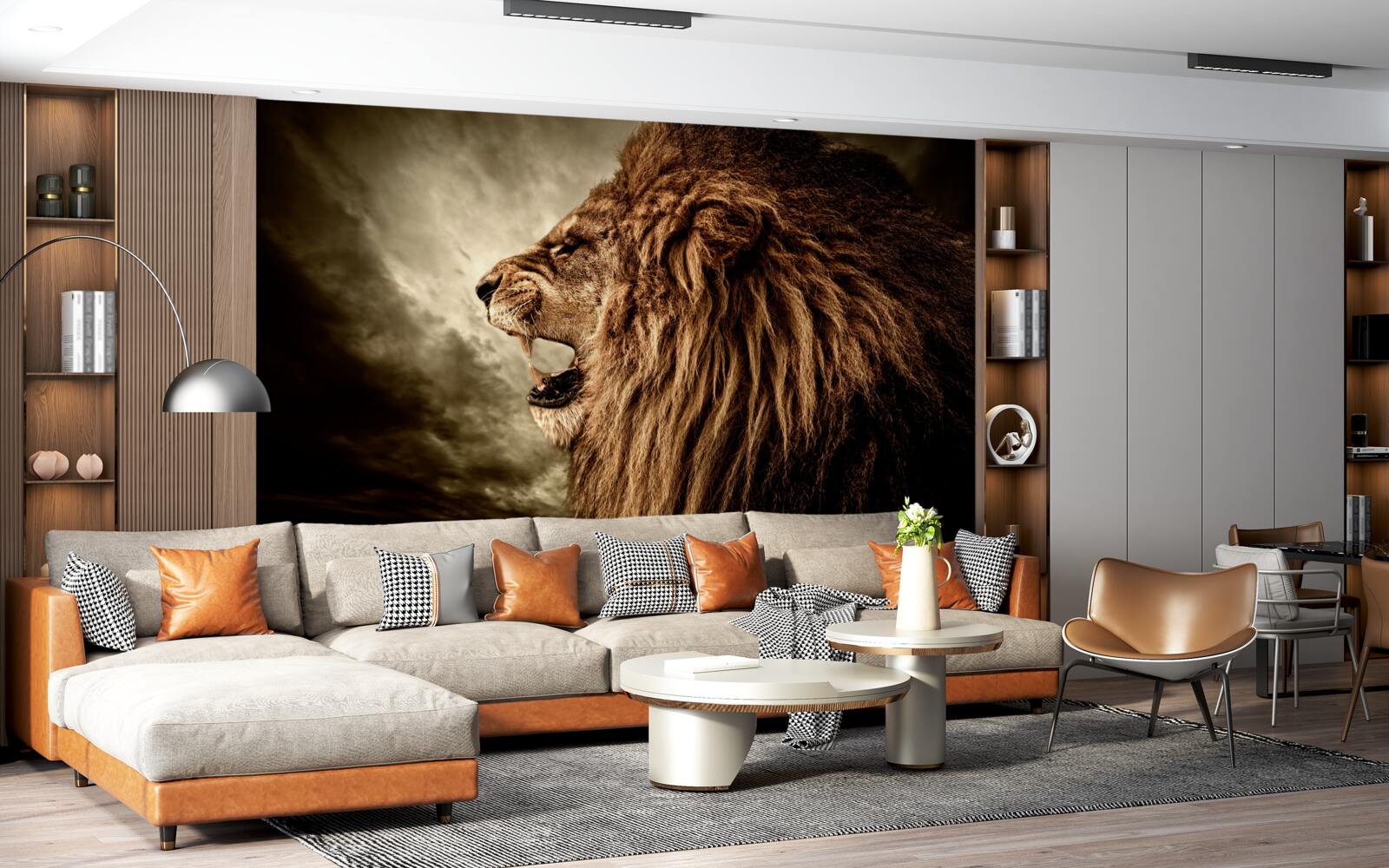 Fototapeta zlovestný hrom levieho revu