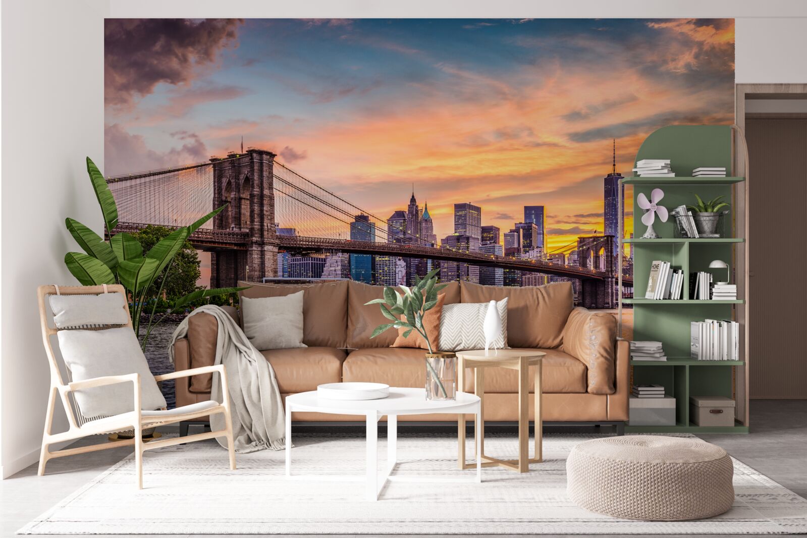 Fototapeta Svitanie nad Brooklynským mostom