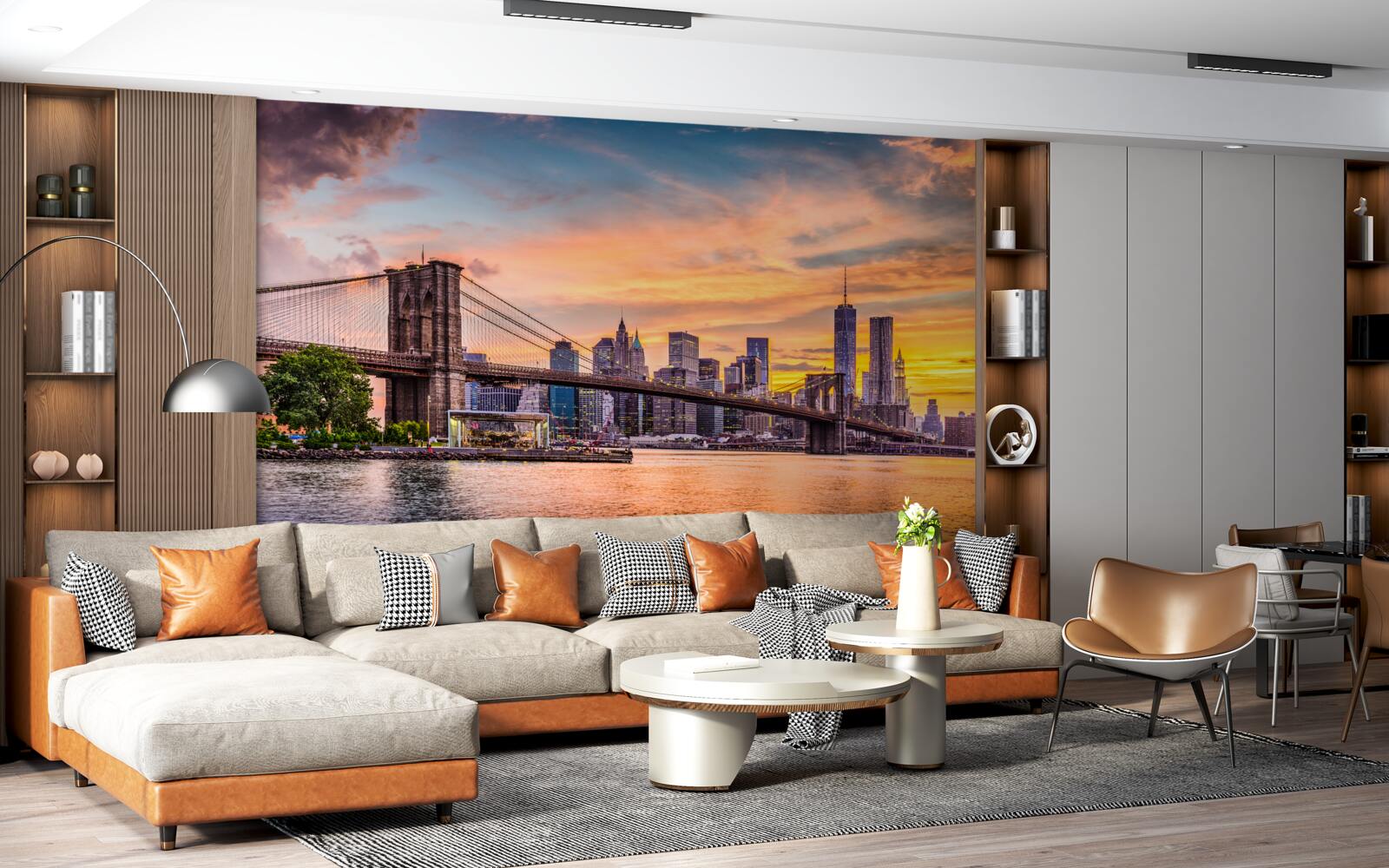 Fototapeta Svitanie nad Brooklynským mostom