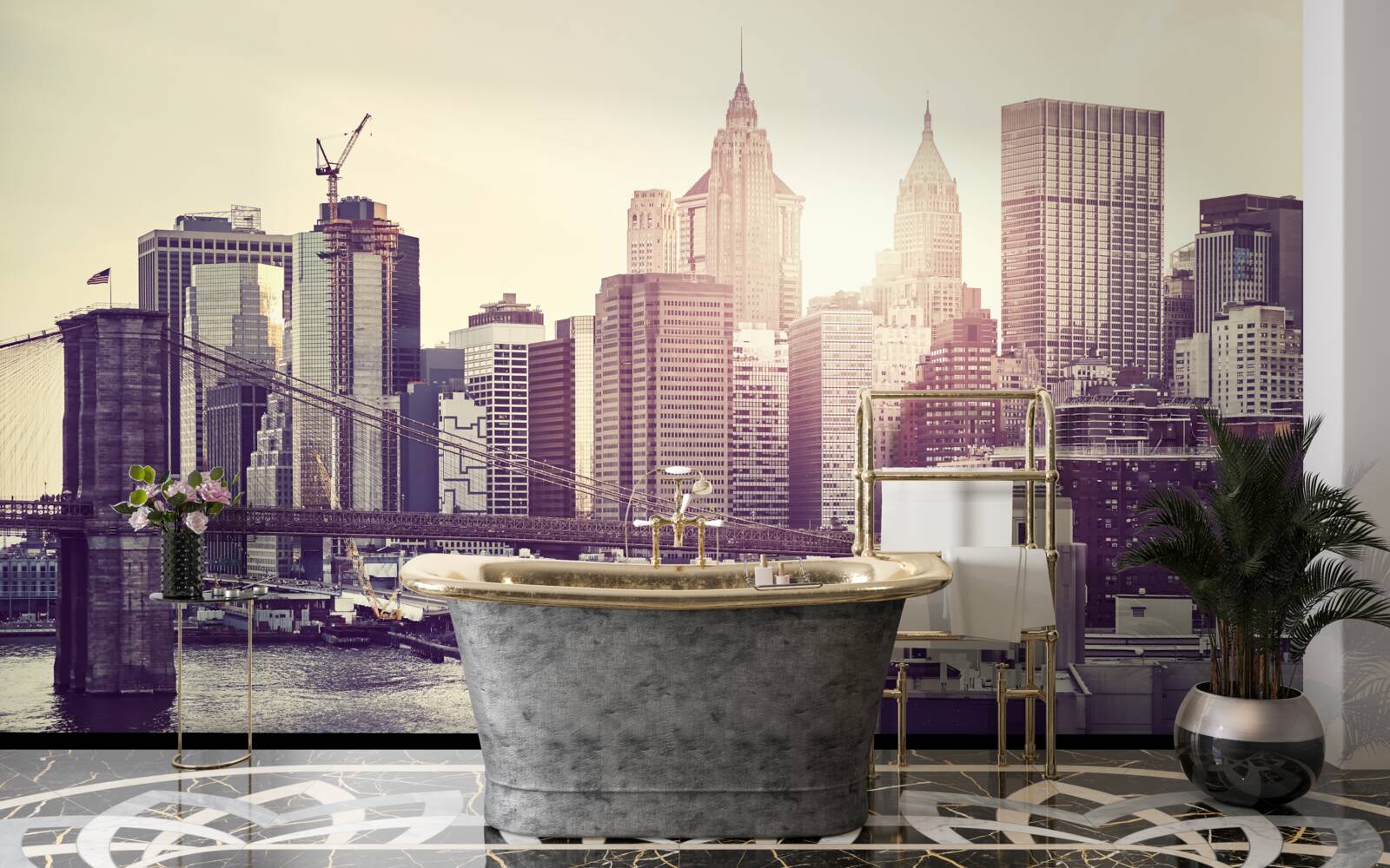 Fototapeta fascinujúca panoráma Manhattanu