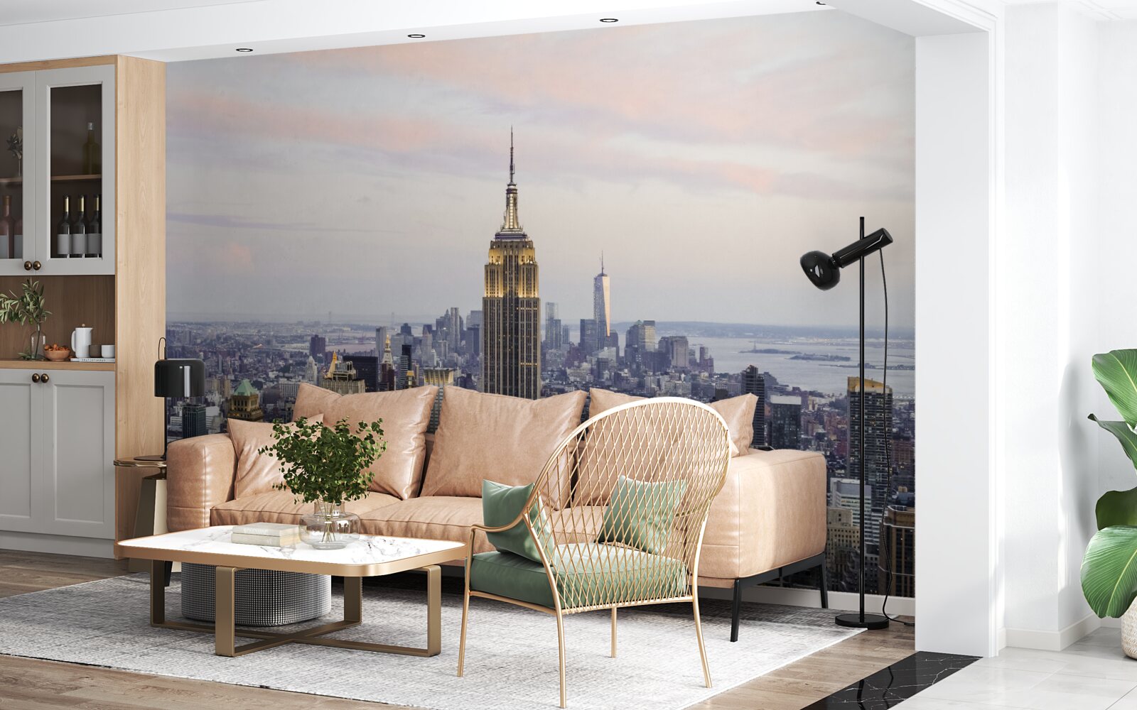 Fototapeta osvetlenie budovy impéria