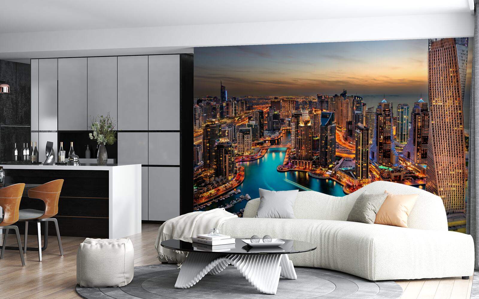 Fototapeta Panoráma mesta Dubaj