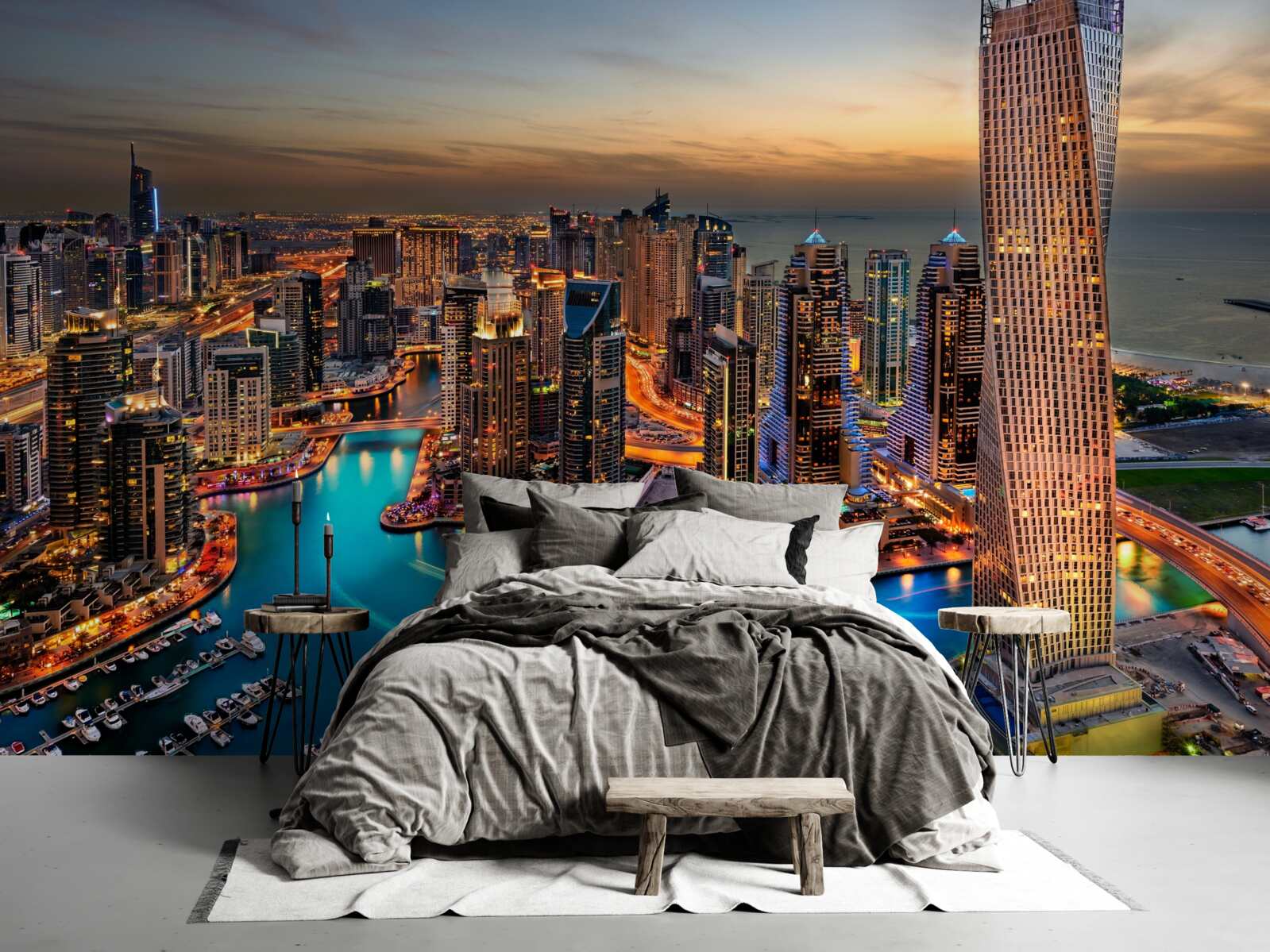 Fototapeta Panoráma mesta Dubaj