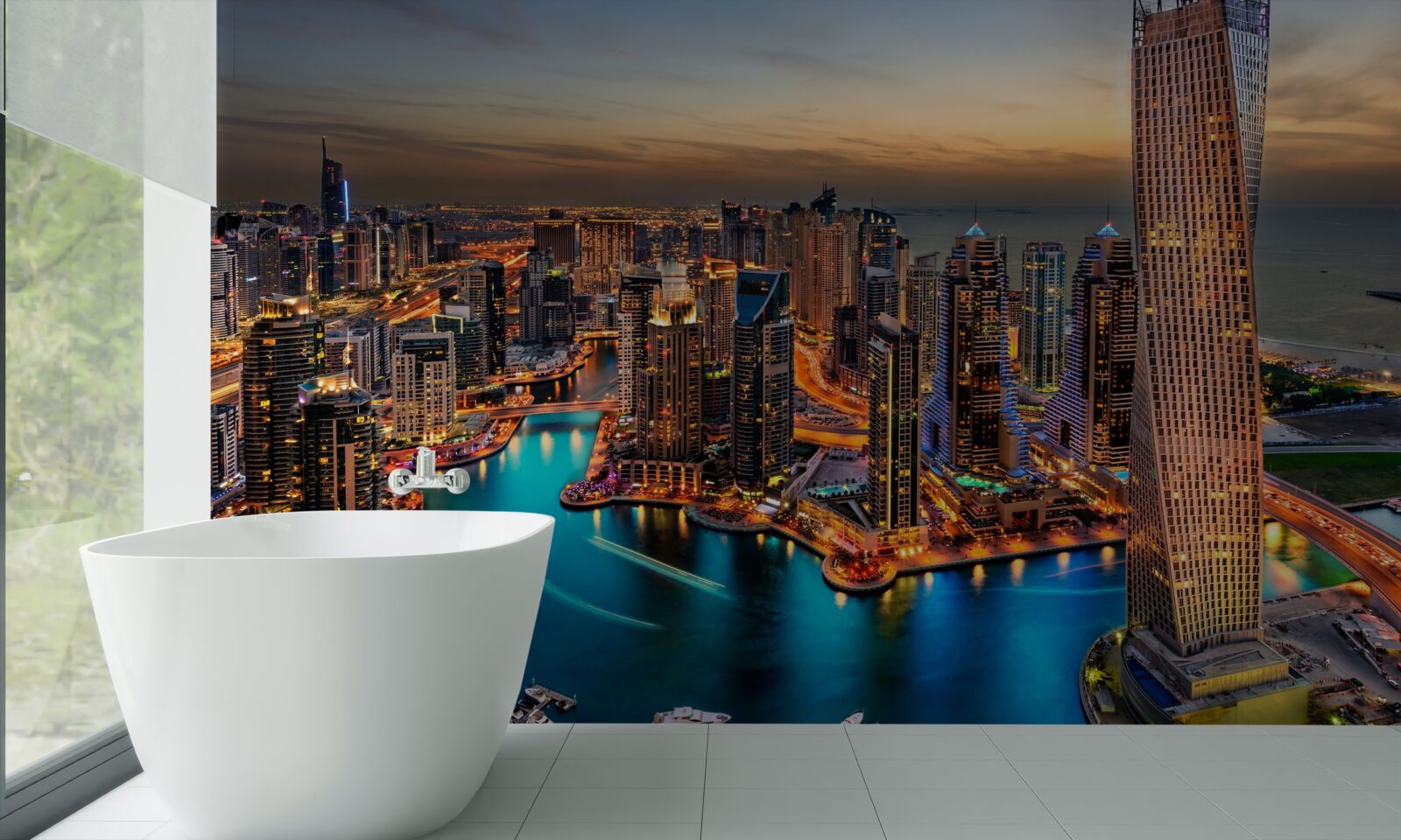 Fototapeta Panoráma mesta Dubaj