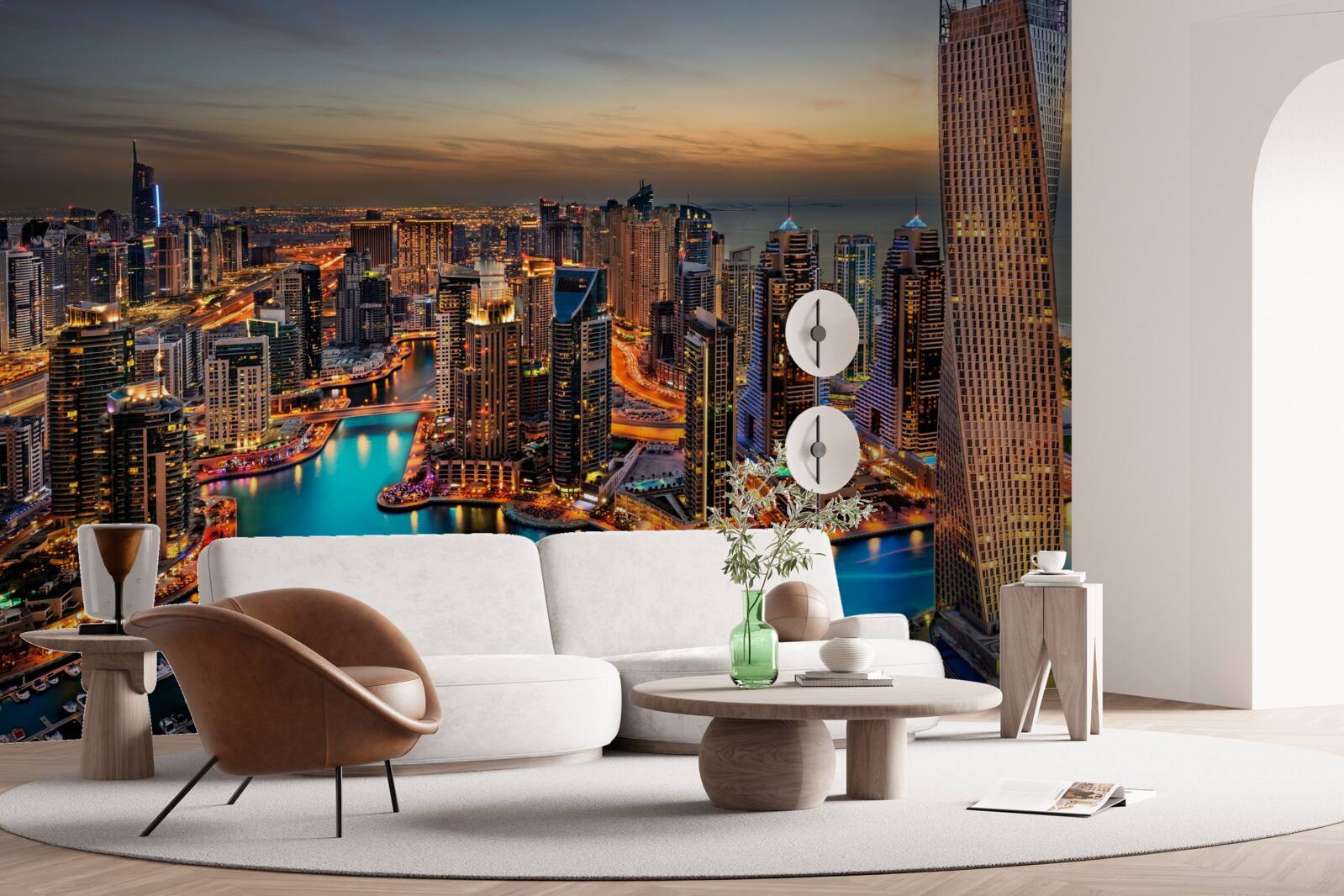 Fototapeta Panoráma mesta Dubaj