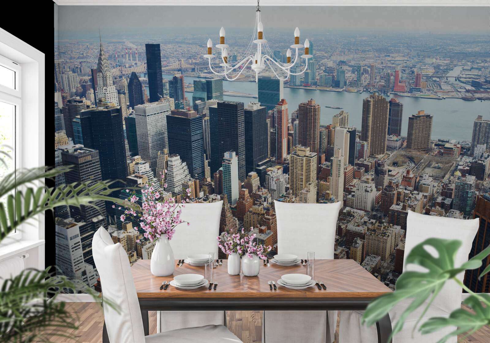 Fototapeta Newyorské budovy a ich strechy