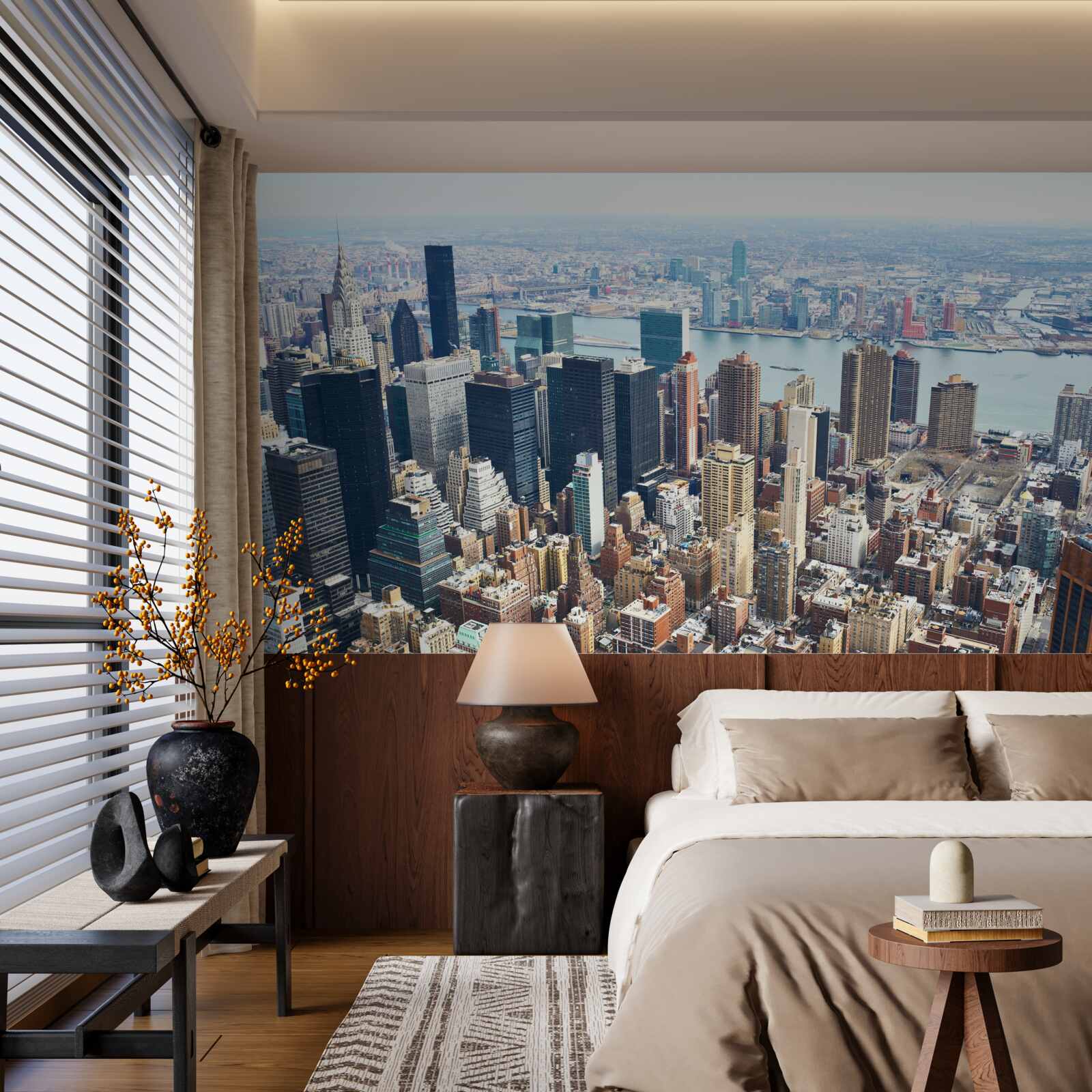 Fototapeta Newyorské budovy a ich strechy