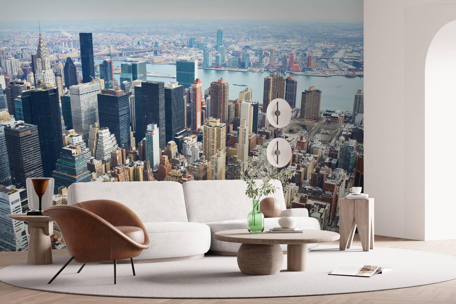 Fototapeta Newyorské budovy a ich strechy