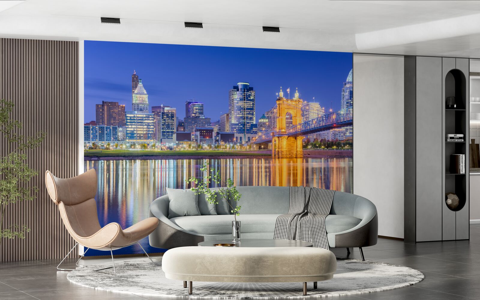 Fototapeta cincinnati v noci