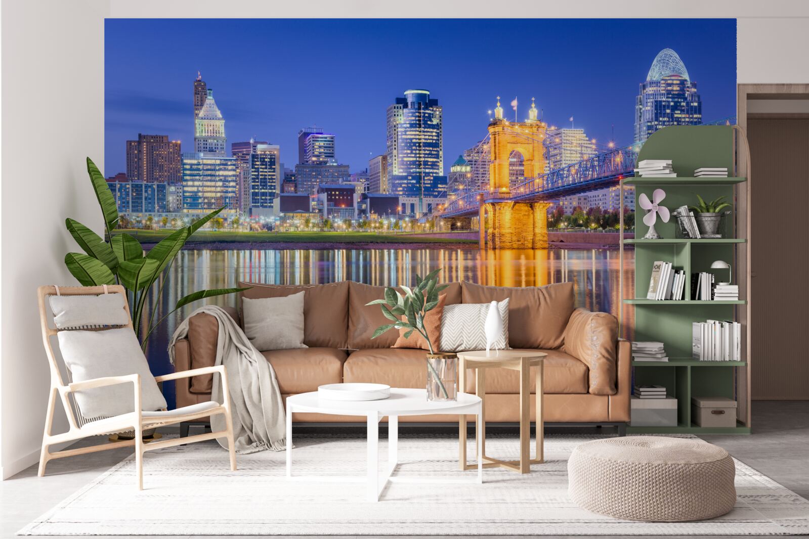 Fototapeta cincinnati v noci