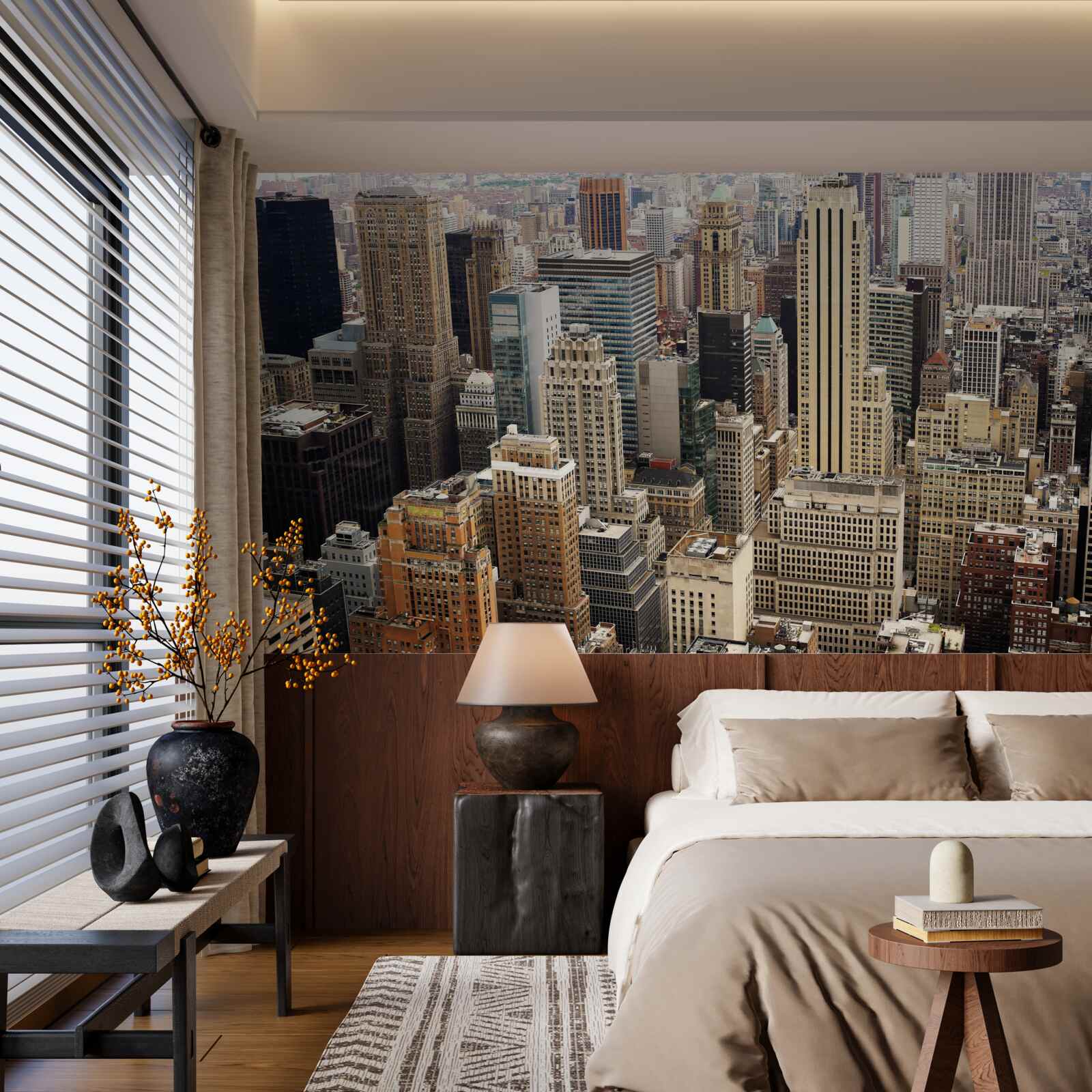 Fototapeta pohľad na architektúru metropoly od obrubníka