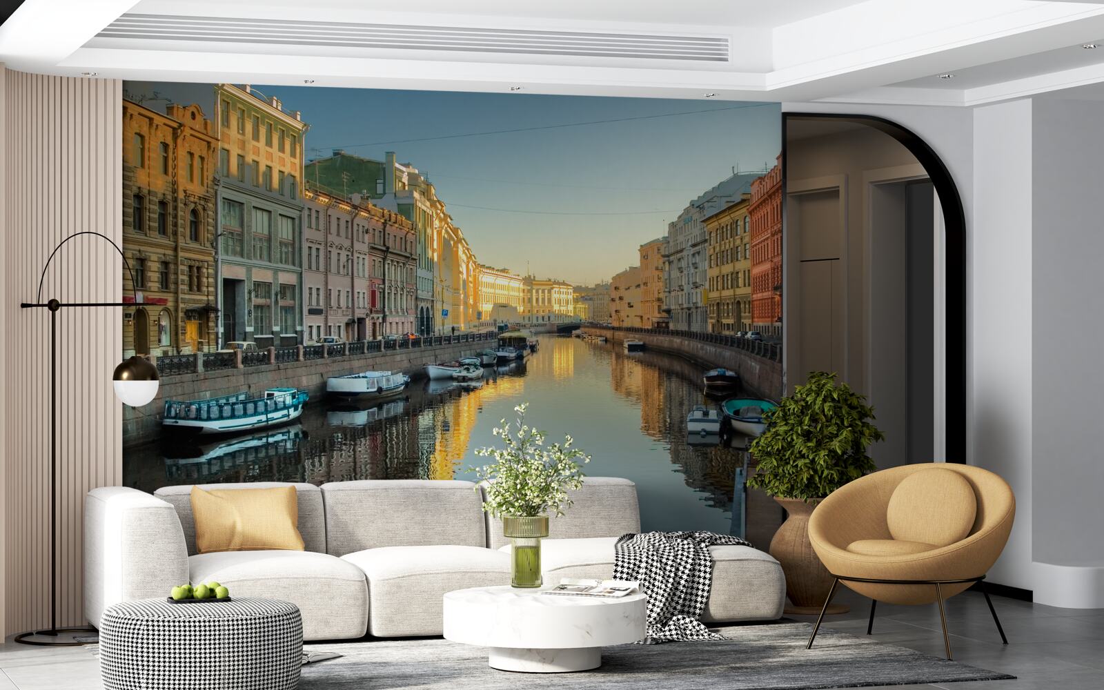 Fototapeta Petrohradský kanál má nádhernú krásu