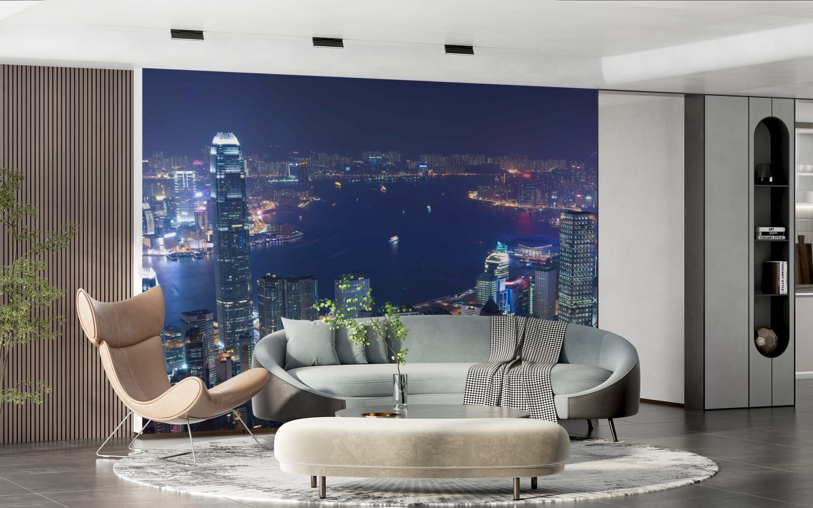 Fototapeta megapolis v noci