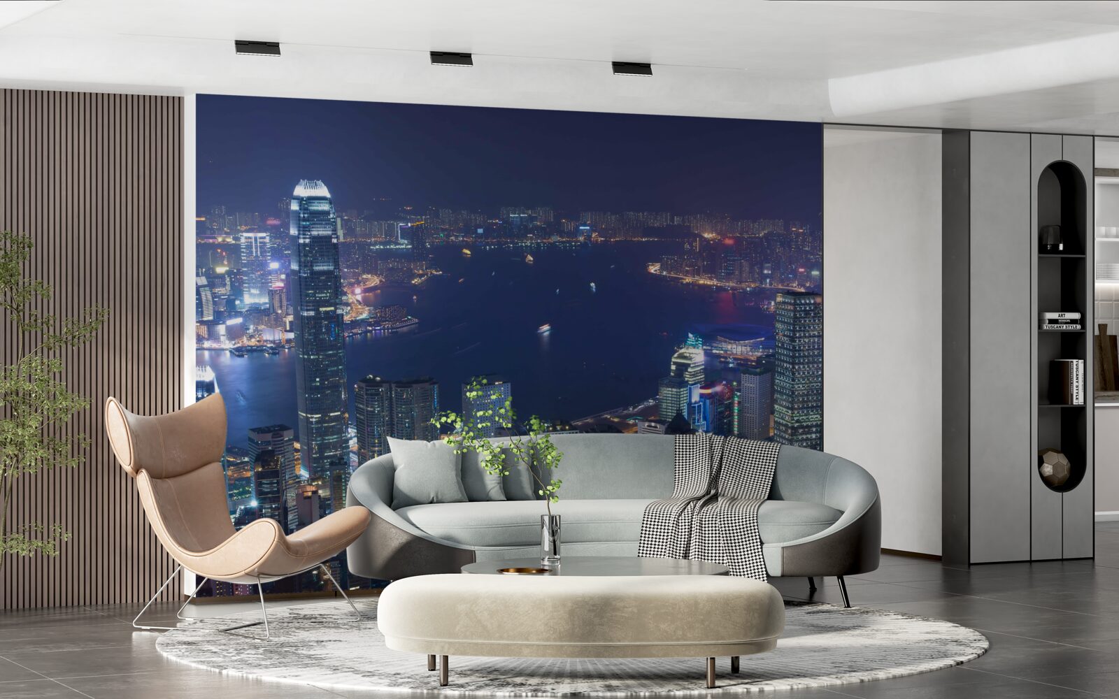 Fototapeta megapolis v noci