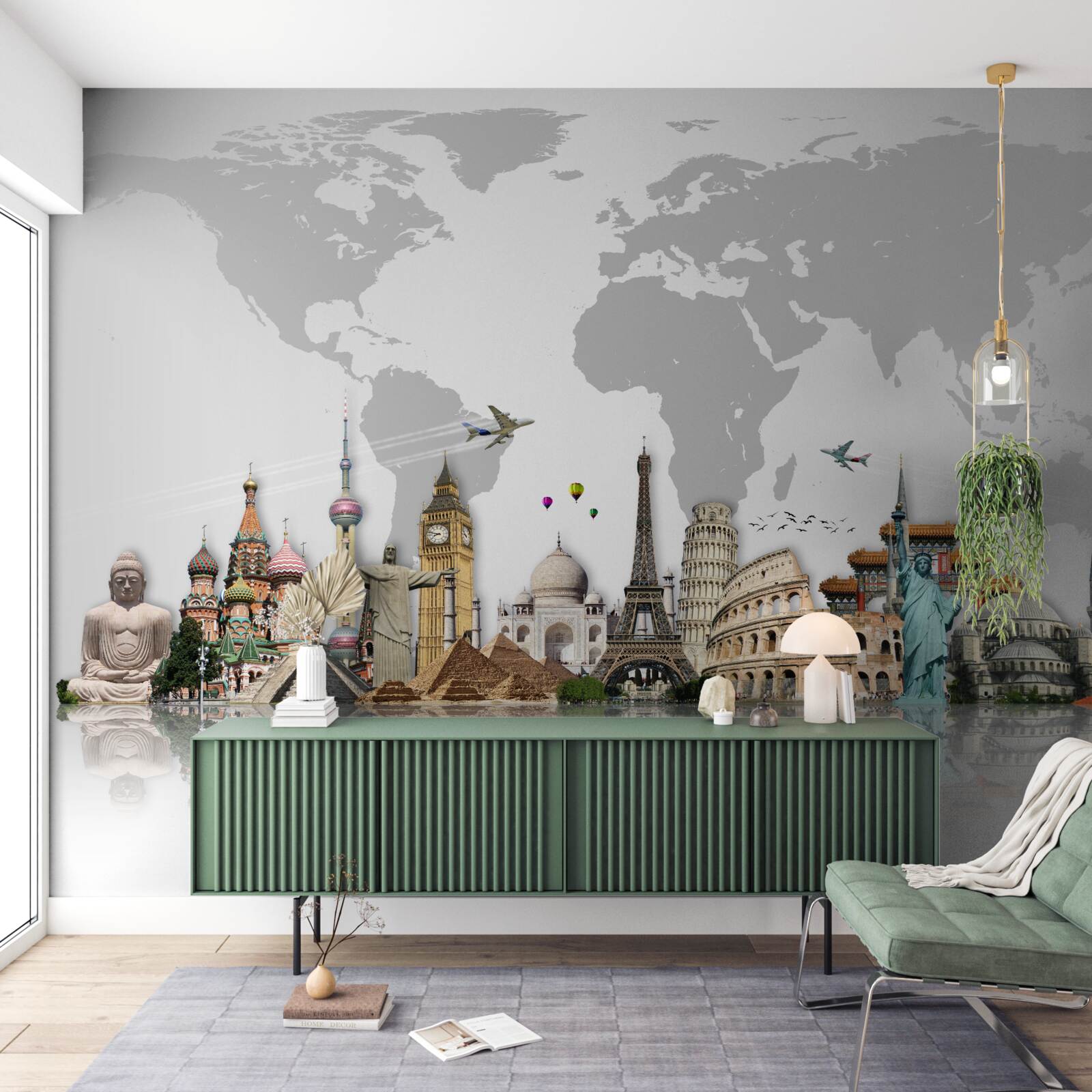 Fototapeta populárne architektonické štruktúry sveta