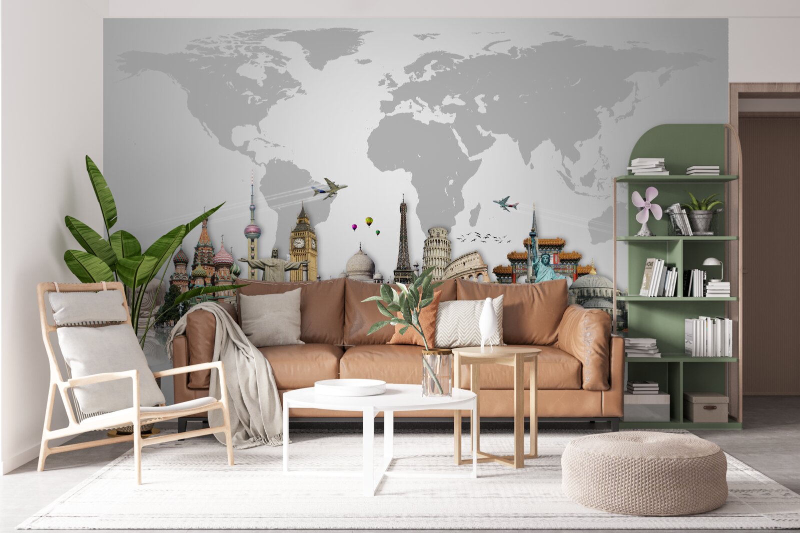 Fototapeta populárne architektonické štruktúry sveta