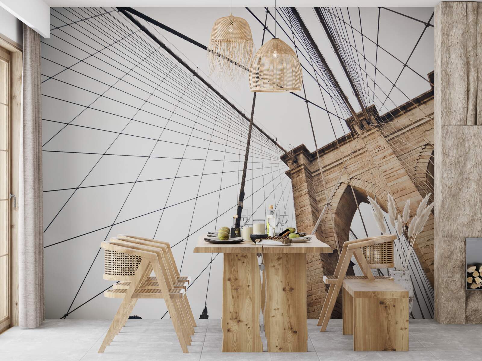 Fototapeta Dizajn Brooklynského mosta