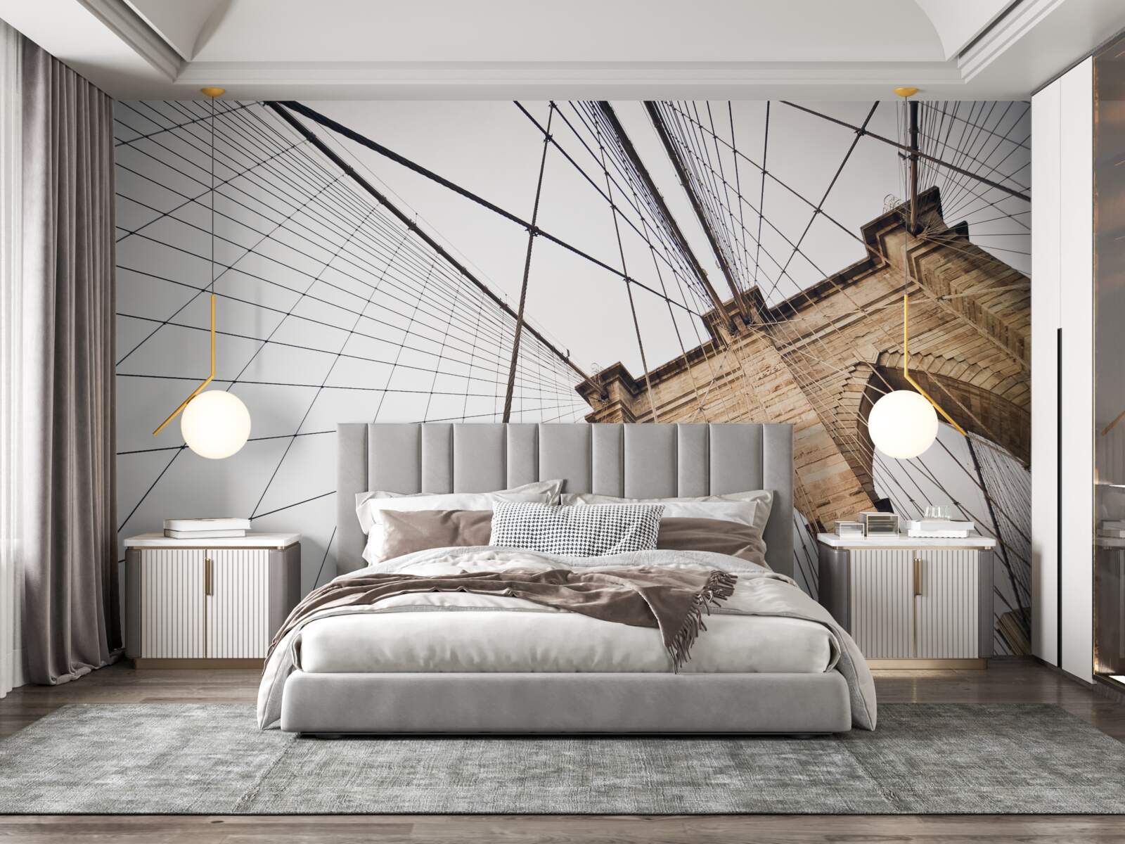 Fototapeta Dizajn Brooklynského mosta